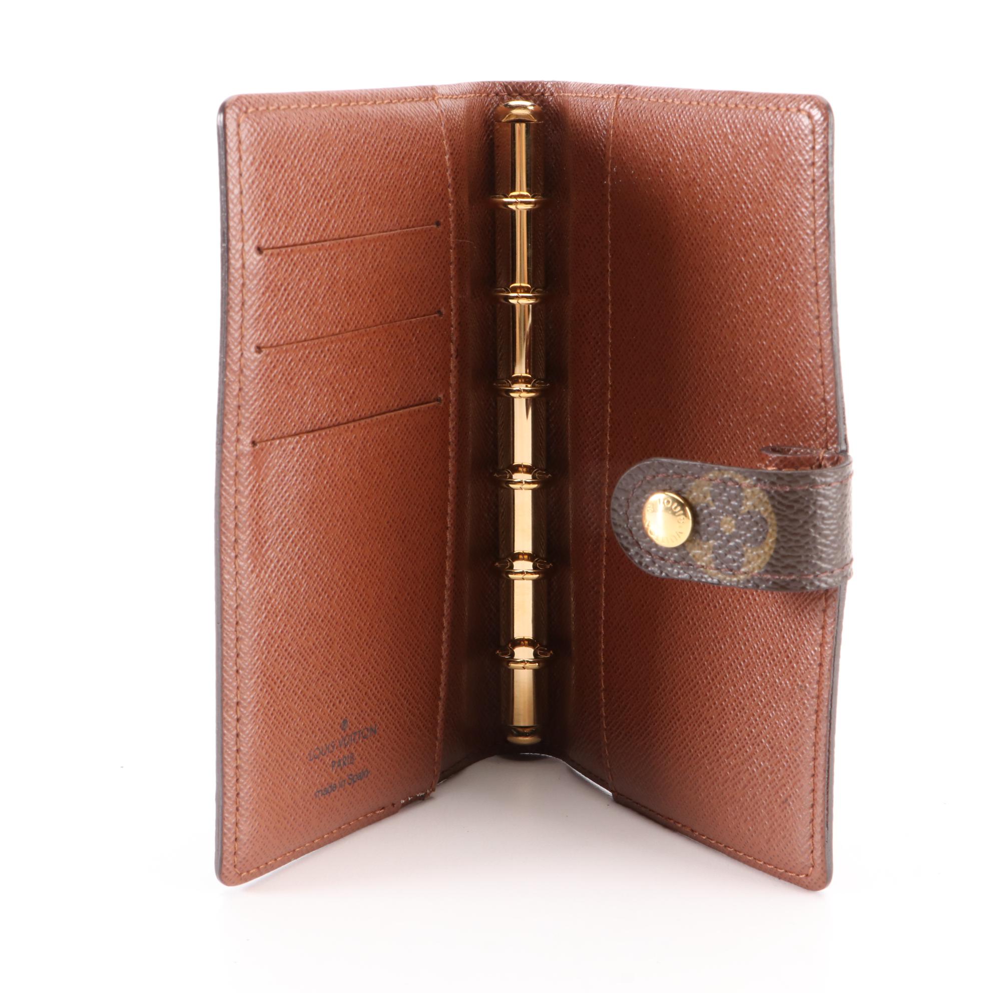 Louis Vuitton Agenda Cover in Monogram Canvas