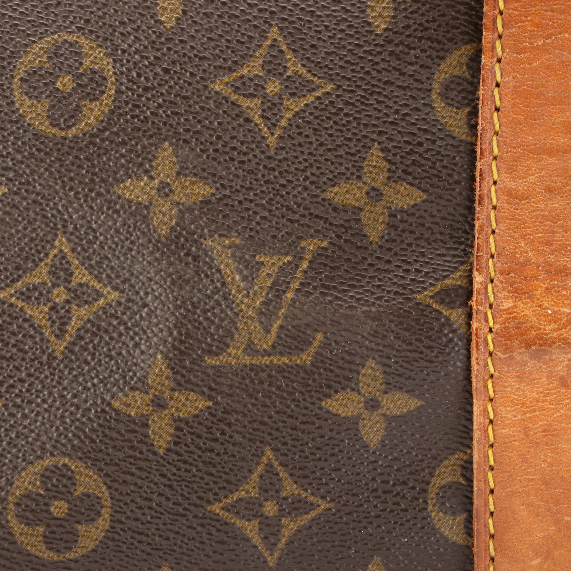 Louis Vuitton Keepall 50 in Monogram Canvas and Vachetta Leather