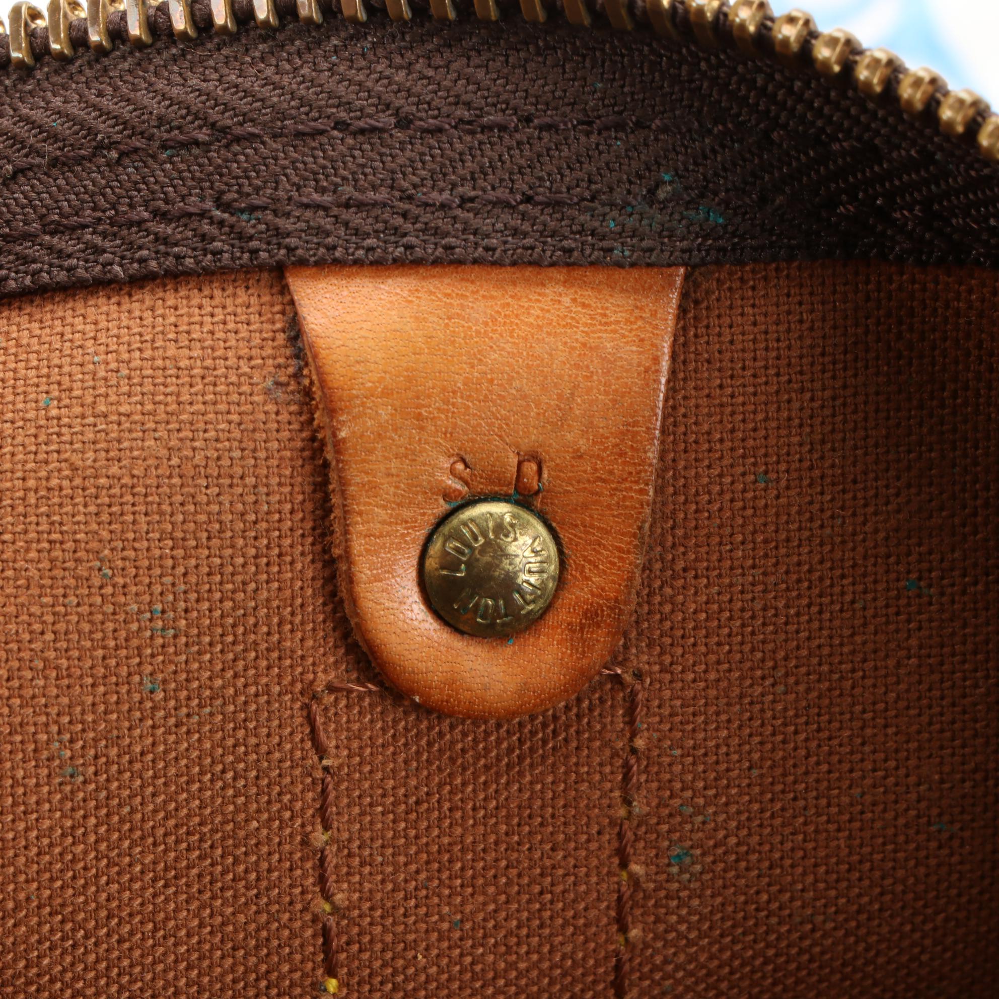 Louis Vuitton Keepall 50 in Monogram Canvas and Vachetta Leather