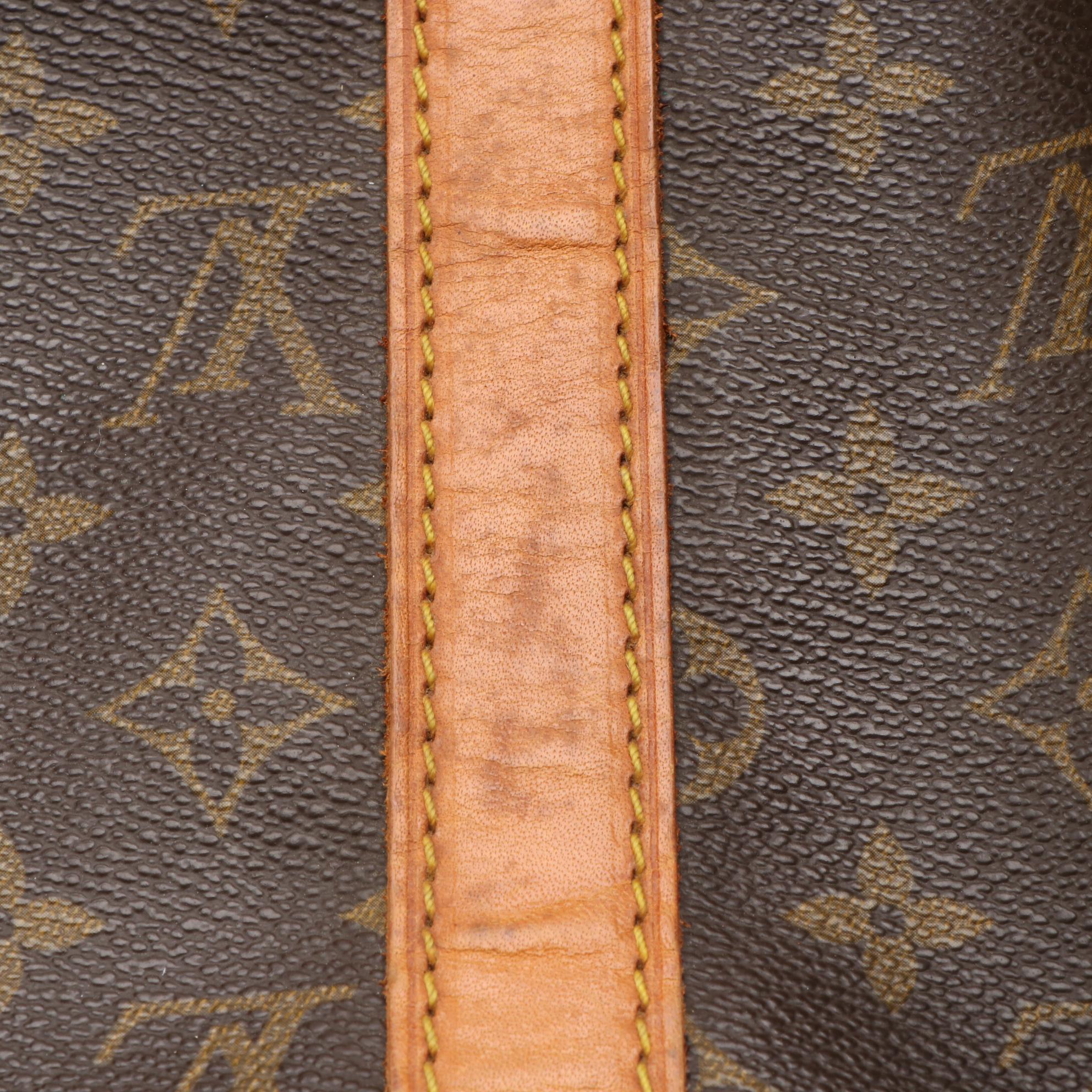 Louis Vuitton Keepall 50 in Monogram Canvas and Vachetta Leather