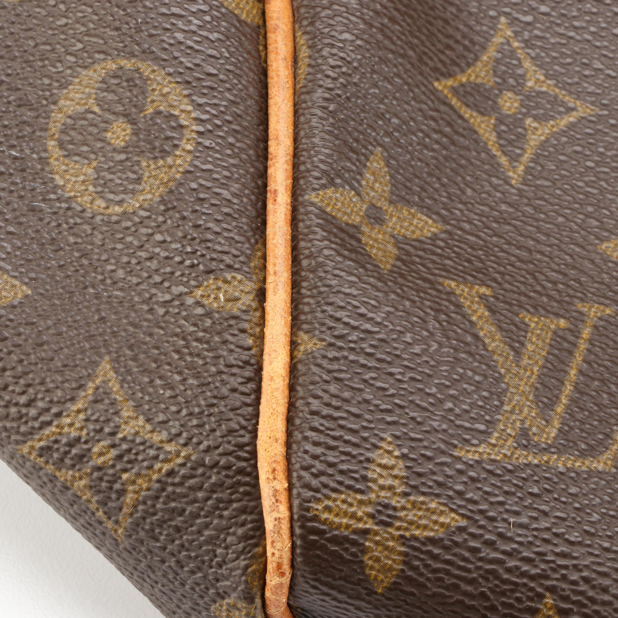 Louis Vuitton Keepall 50 in Monogram Canvas and Vachetta Leather