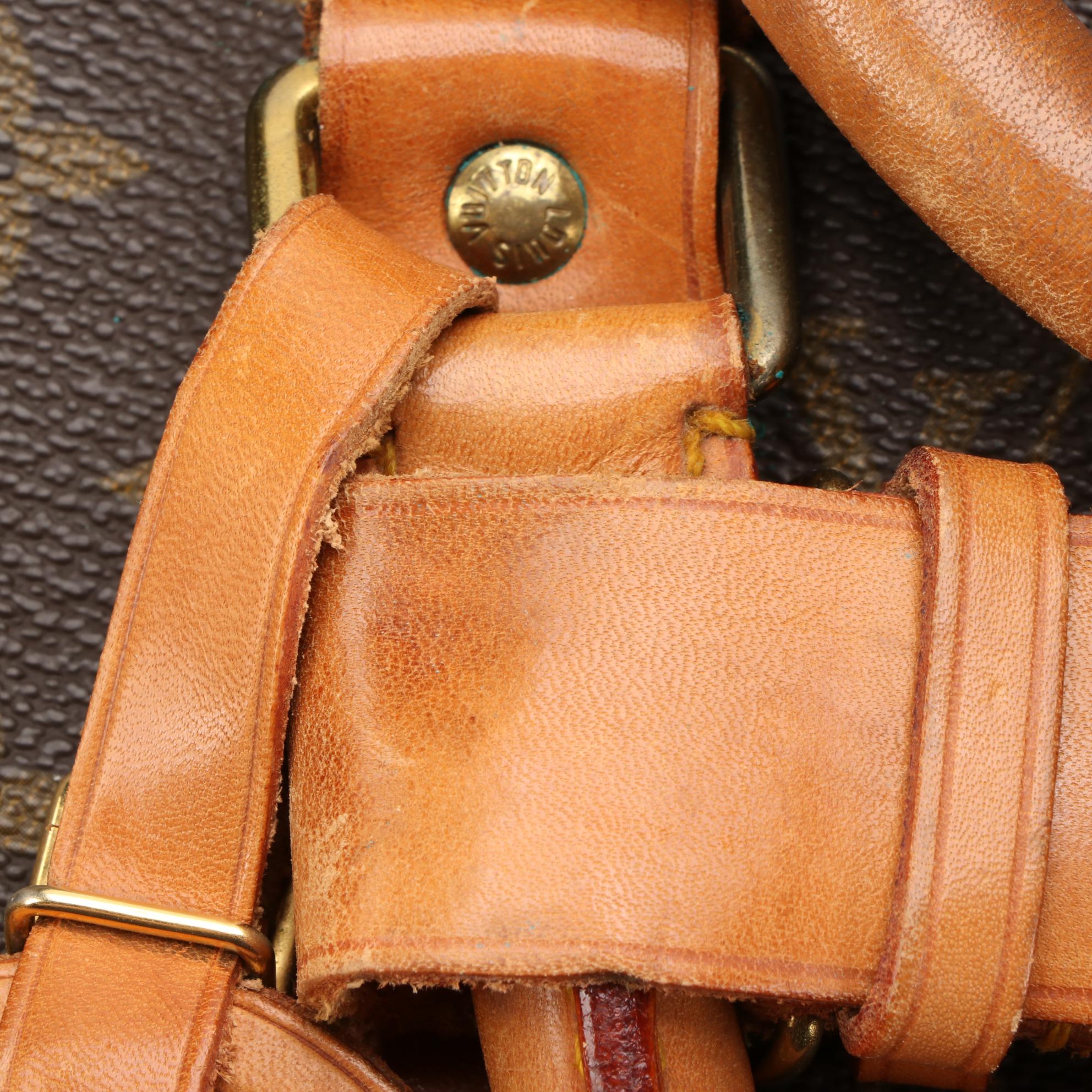 Louis Vuitton Keepall 50 in Monogram Canvas and Vachetta Leather