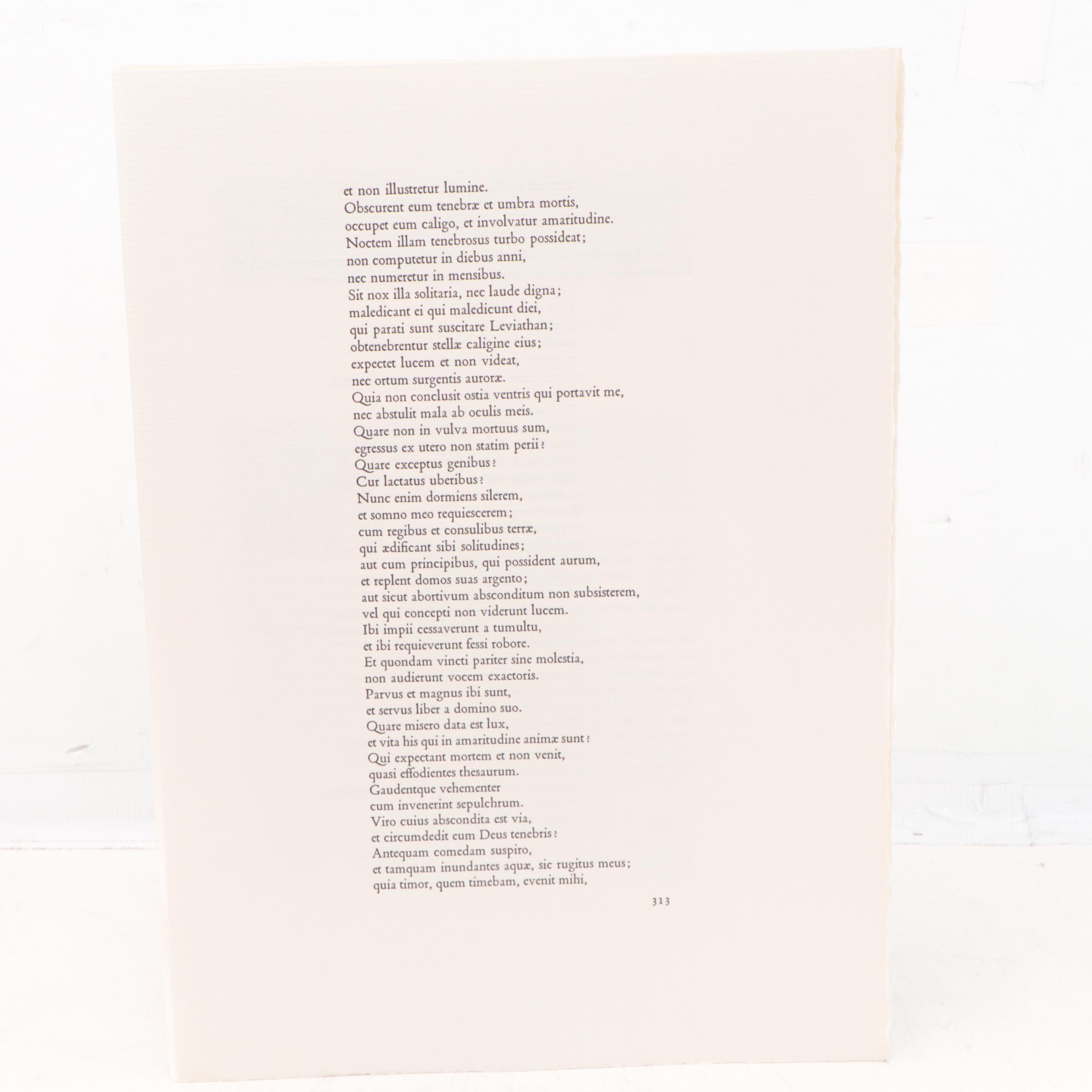 Salvador Dalí Lithographic Print from "Biblia Sacra," 1969