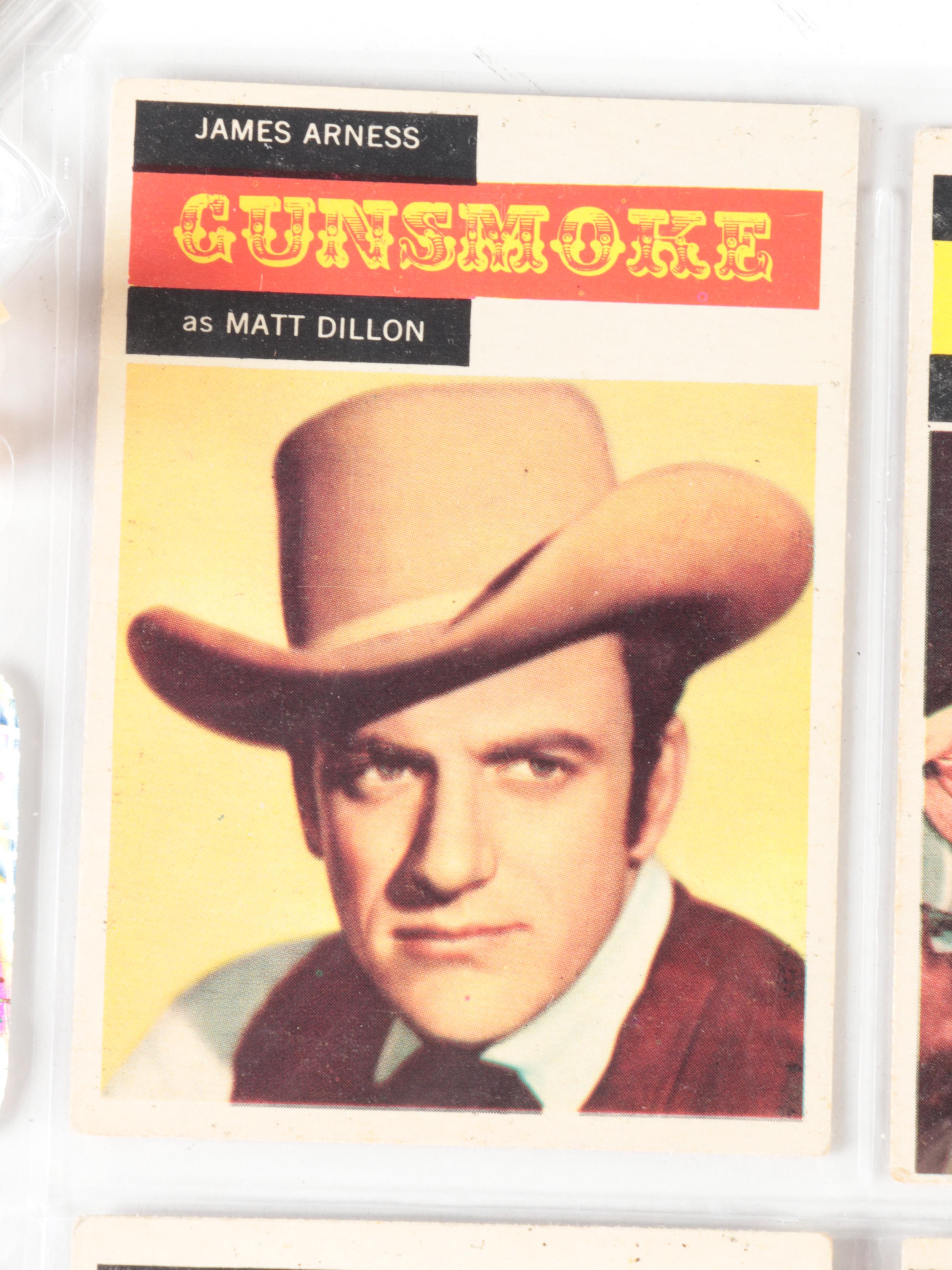 1958 Topps Gunsmoke Trading Cards with Matt Dillon #1 and More
