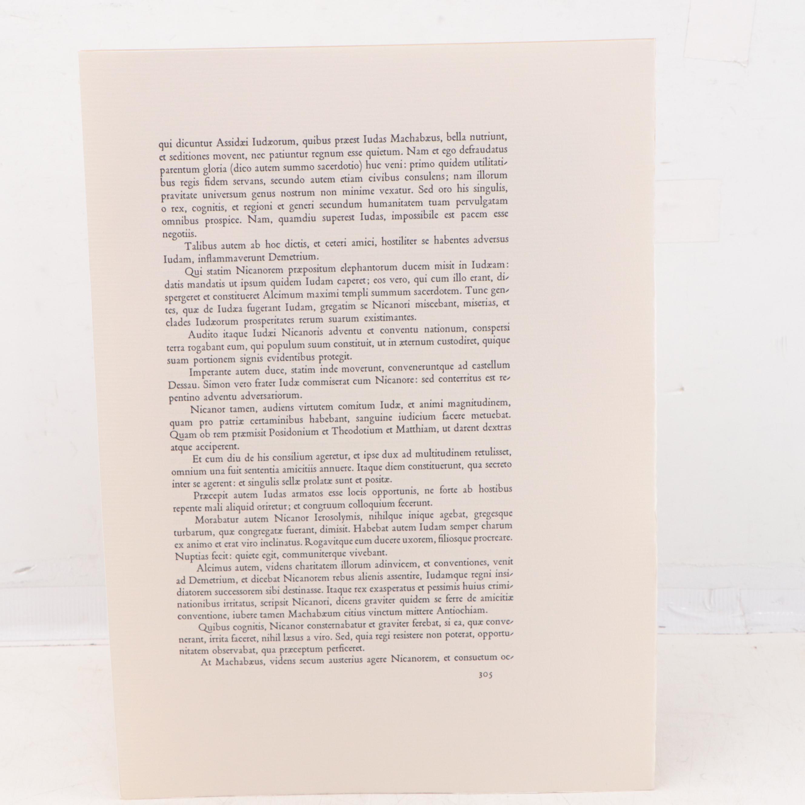 Salvador Dalí Lithographic Print from "Biblia Sacra," 1969