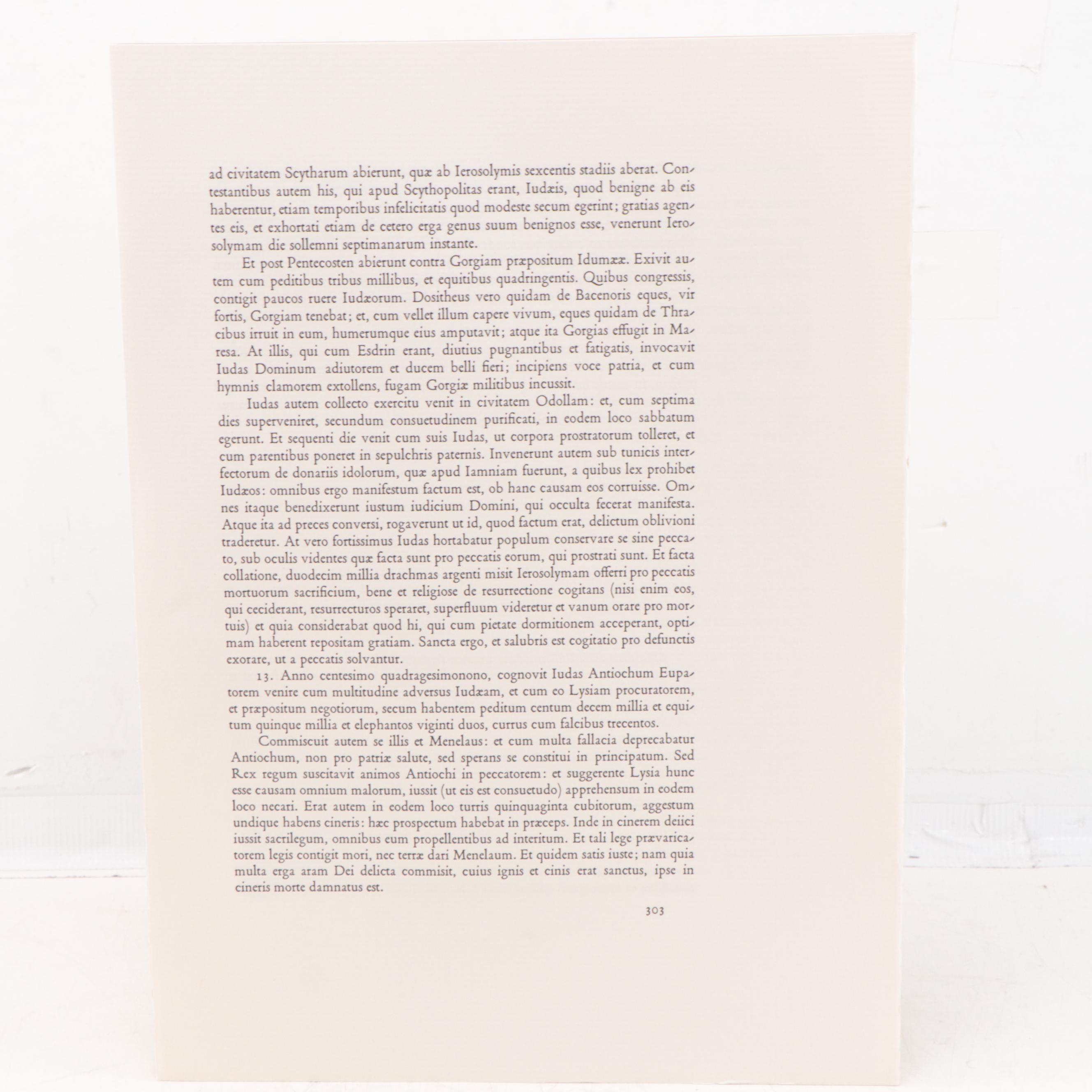 Salvador Dalí Lithographic Print from "Biblia Sacra," 1969