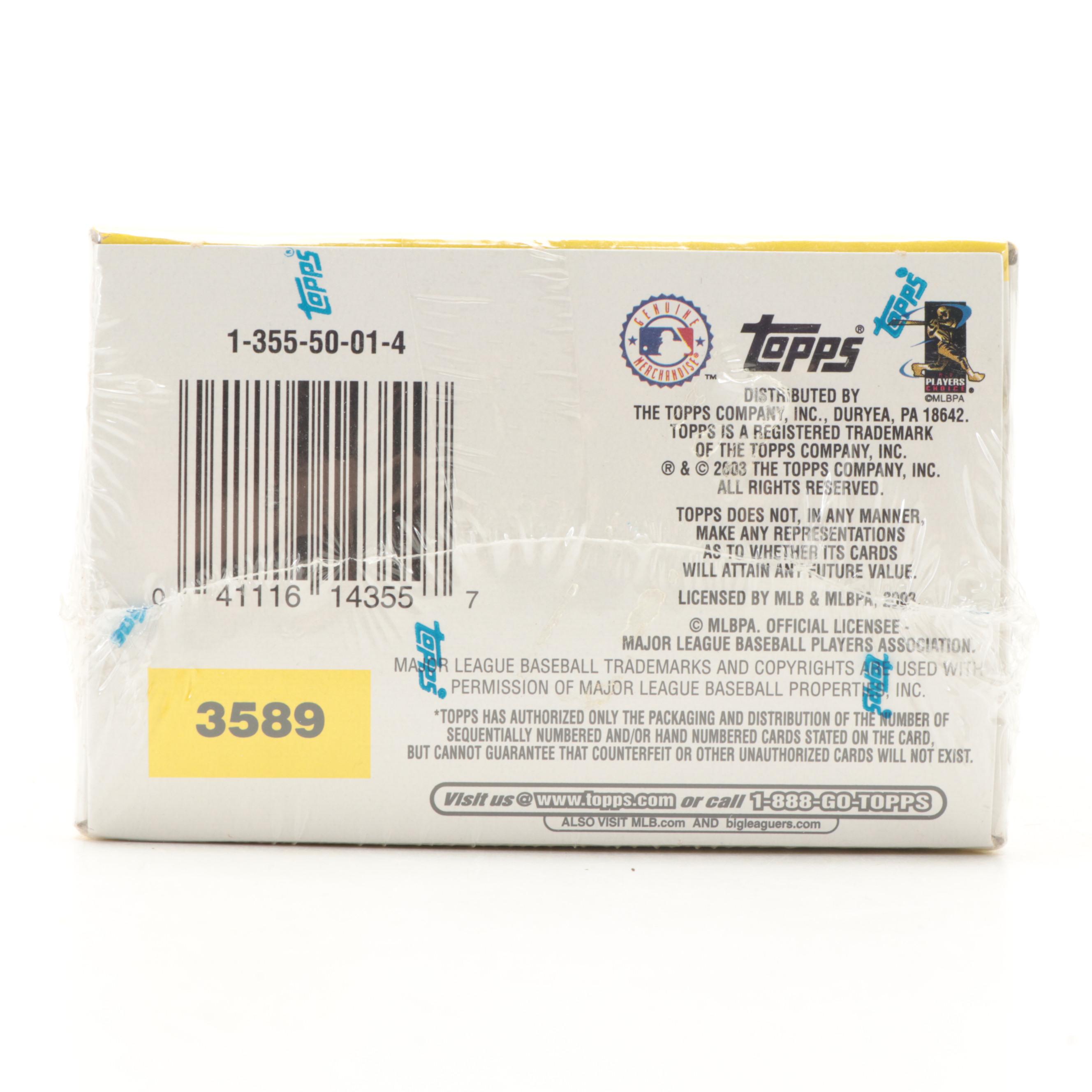 Topps, Upper Deck, Pinnacle Sealed Baseball Card Hobby Boxes, 1990s–2000s