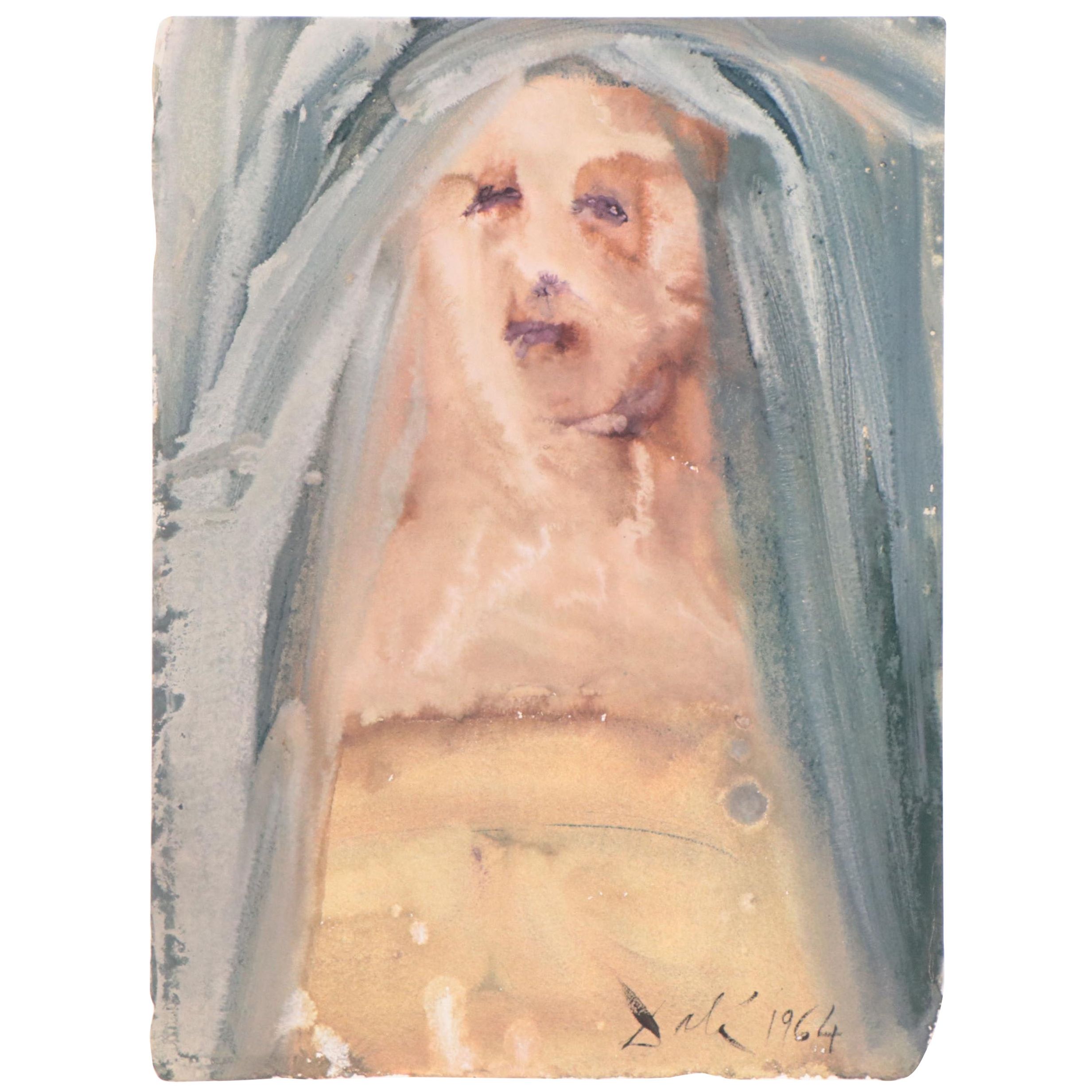 Salvador Dalí Lithographic Print from "Biblia Sacra," 1969