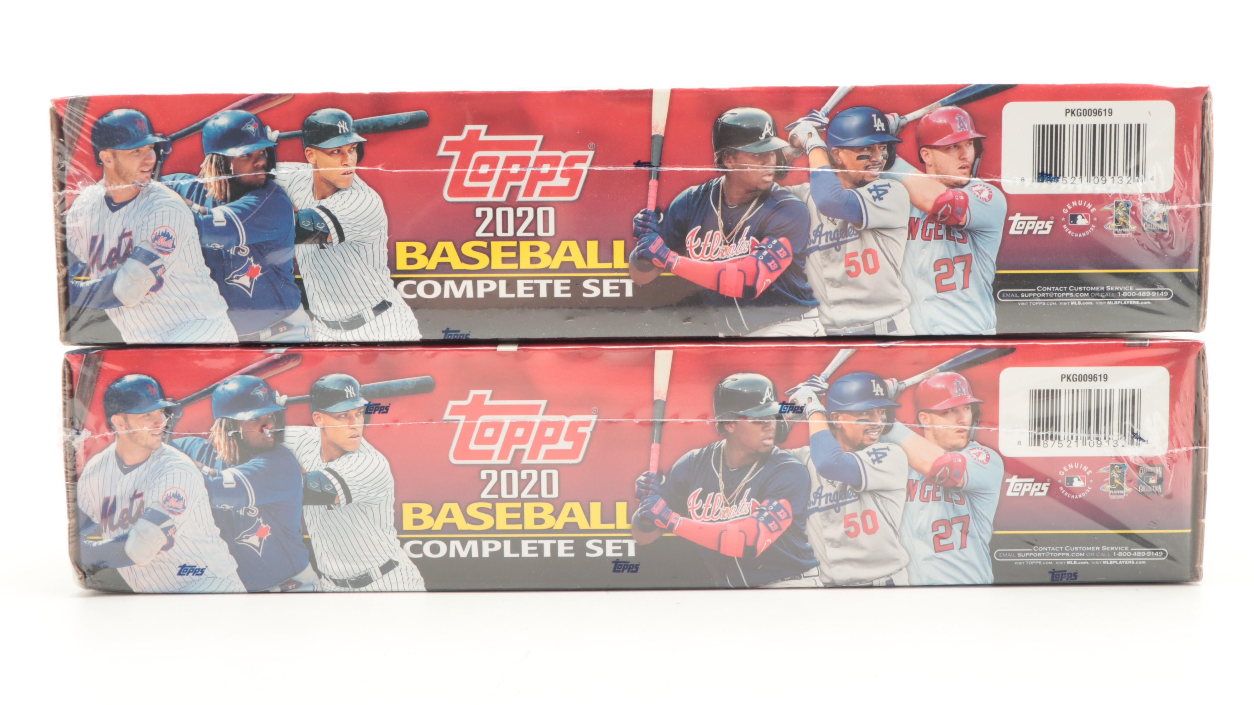 2020 Topps Baseball Cards Factory Sealed Complete Sets