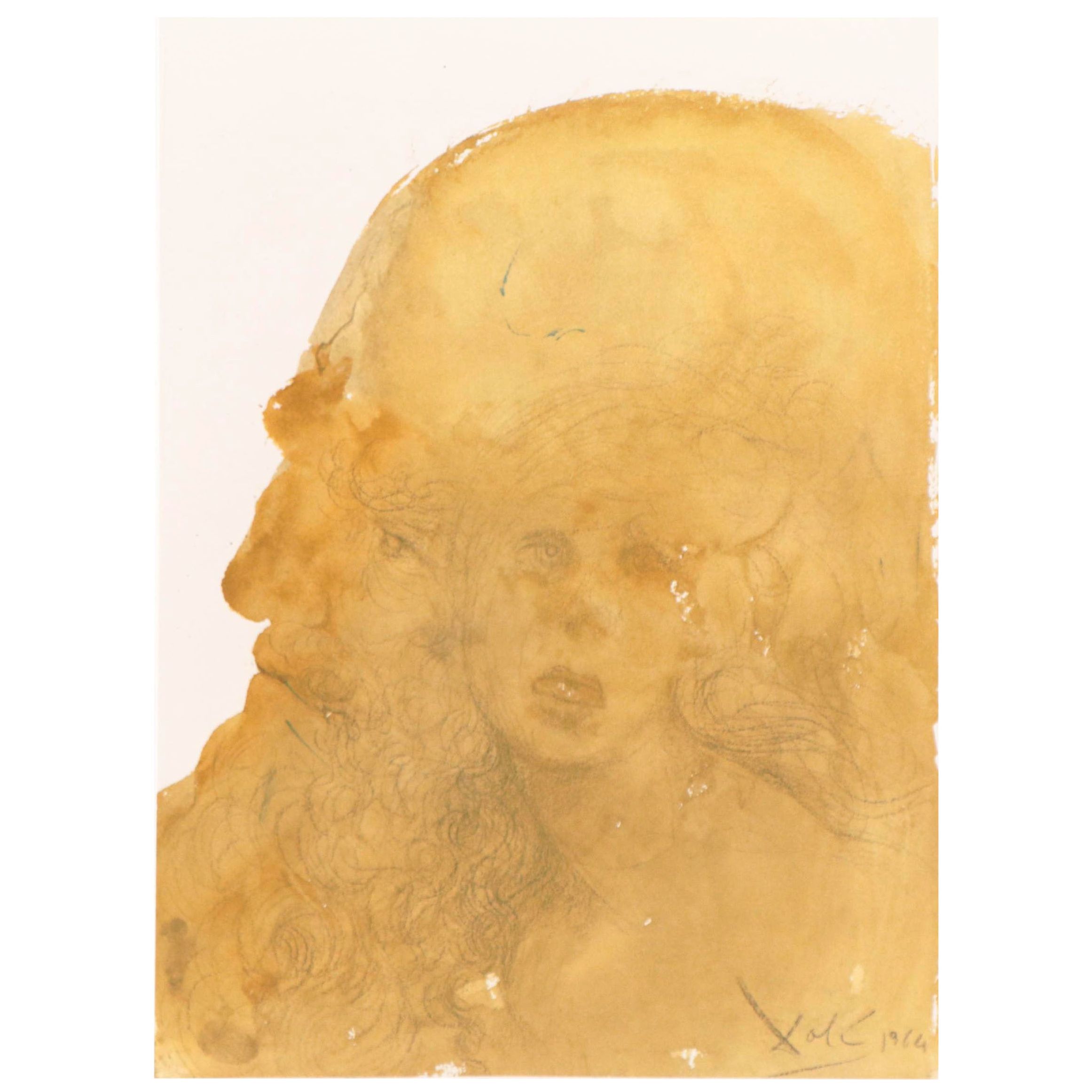 Salvador Dalí Lithographic Print from "Biblia Sacra," 1969