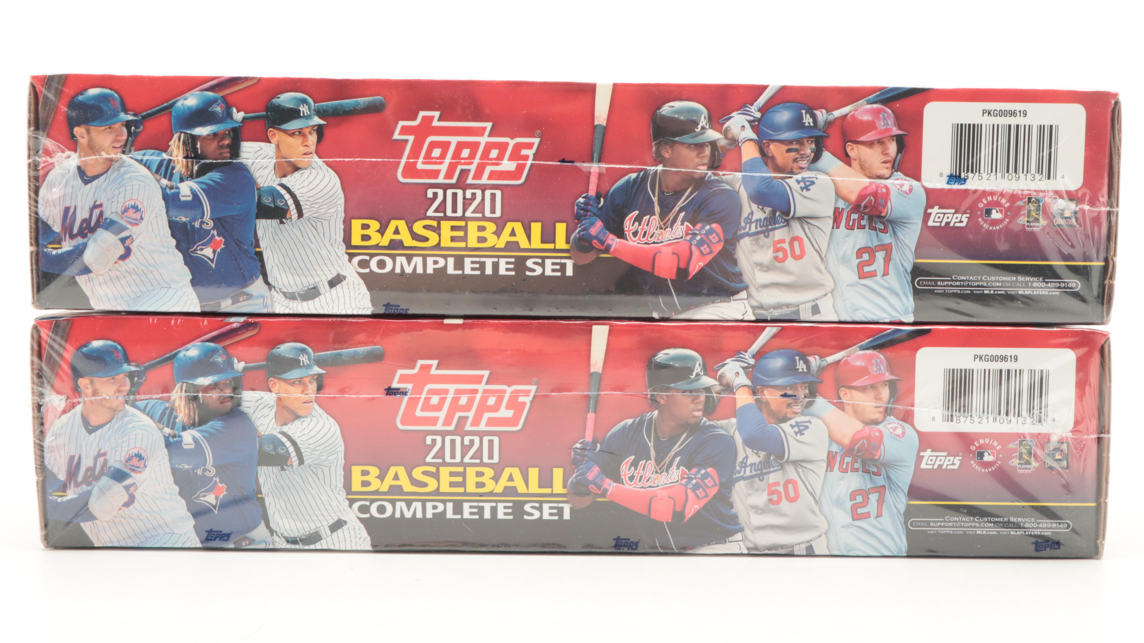 2020 Topps Baseball Cards Factory Sealed Complete Sets