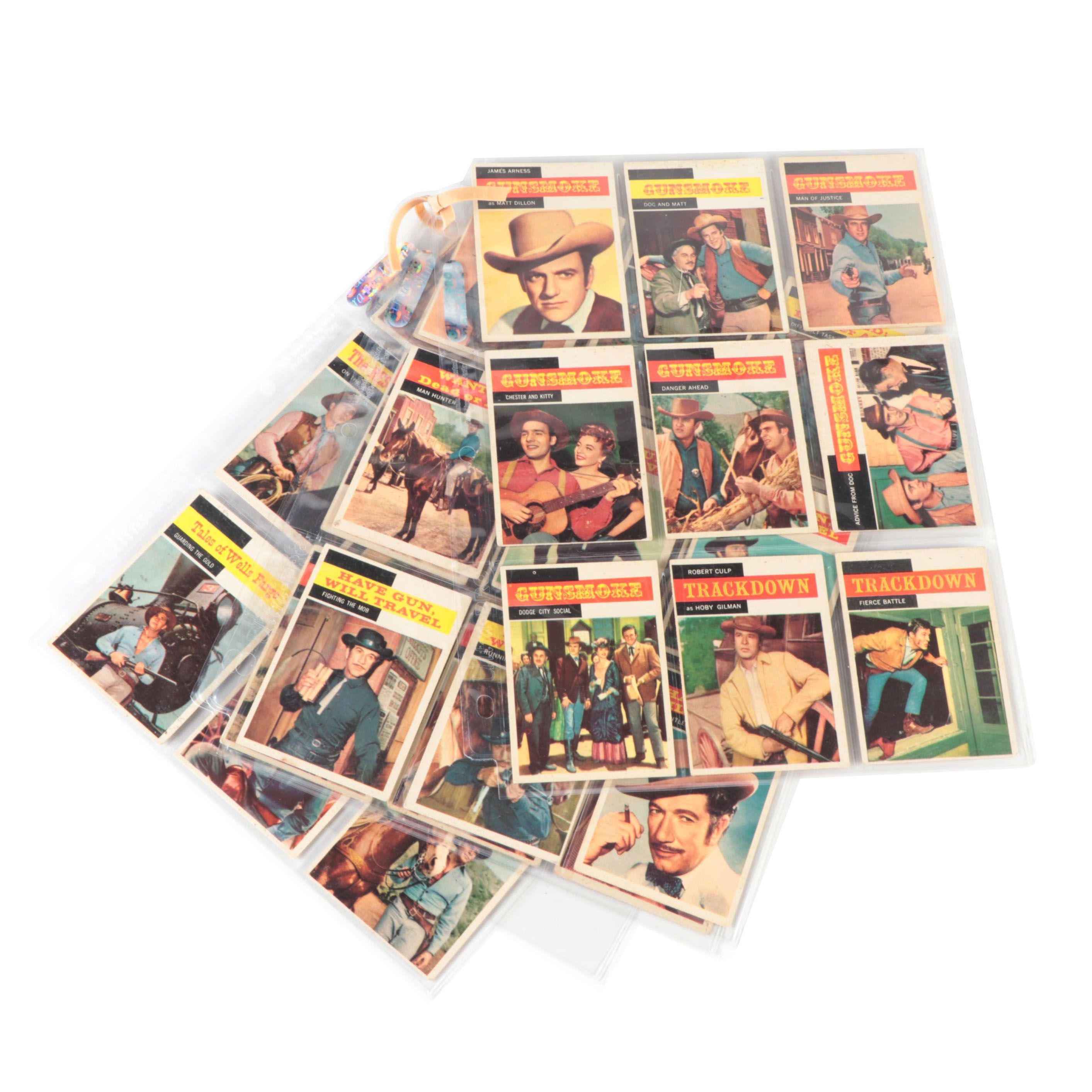 1958 Topps Gunsmoke Trading Cards with Matt Dillon #1 and More