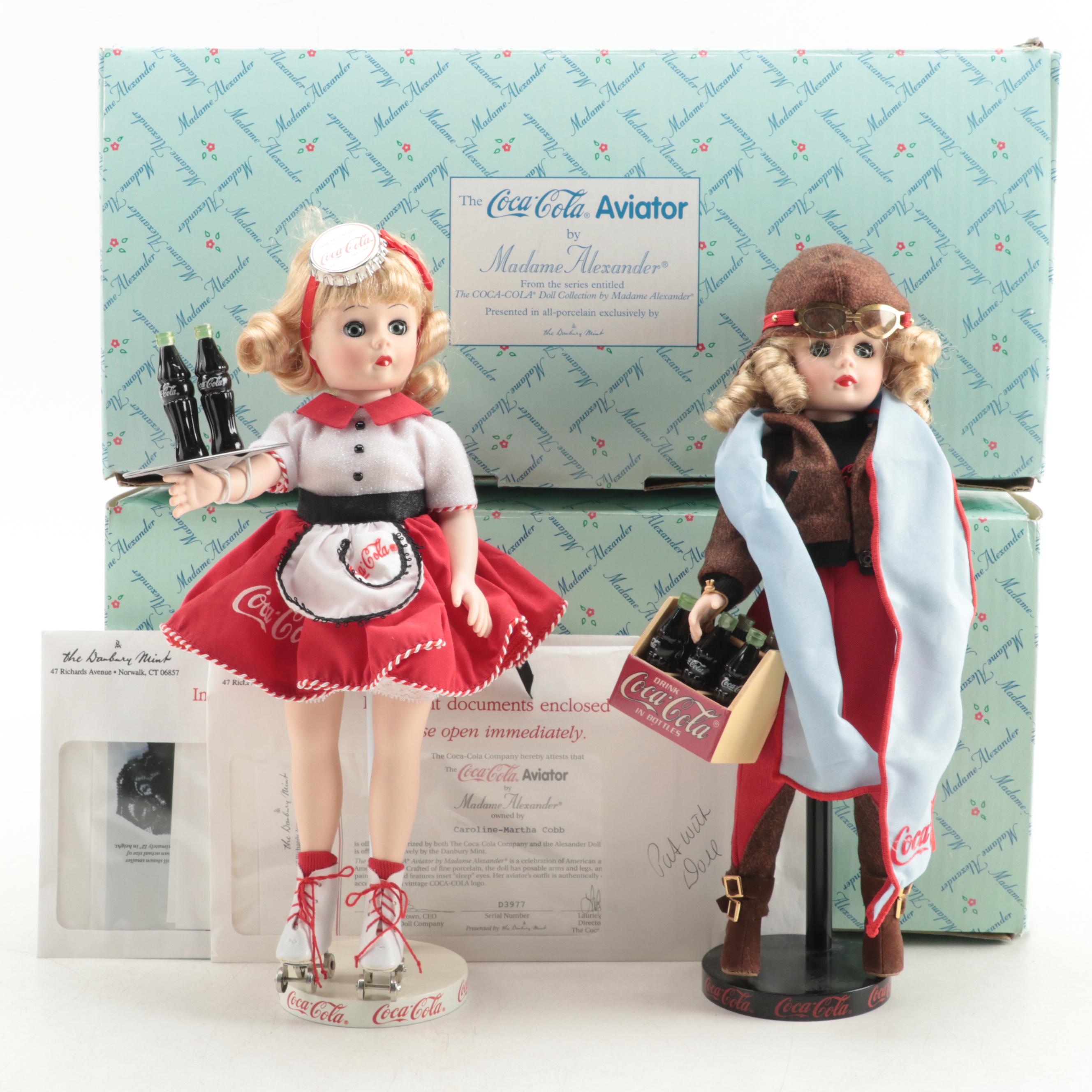 Danbury Mint for Madame Alexander "The Coca-Cola Carhop" and More