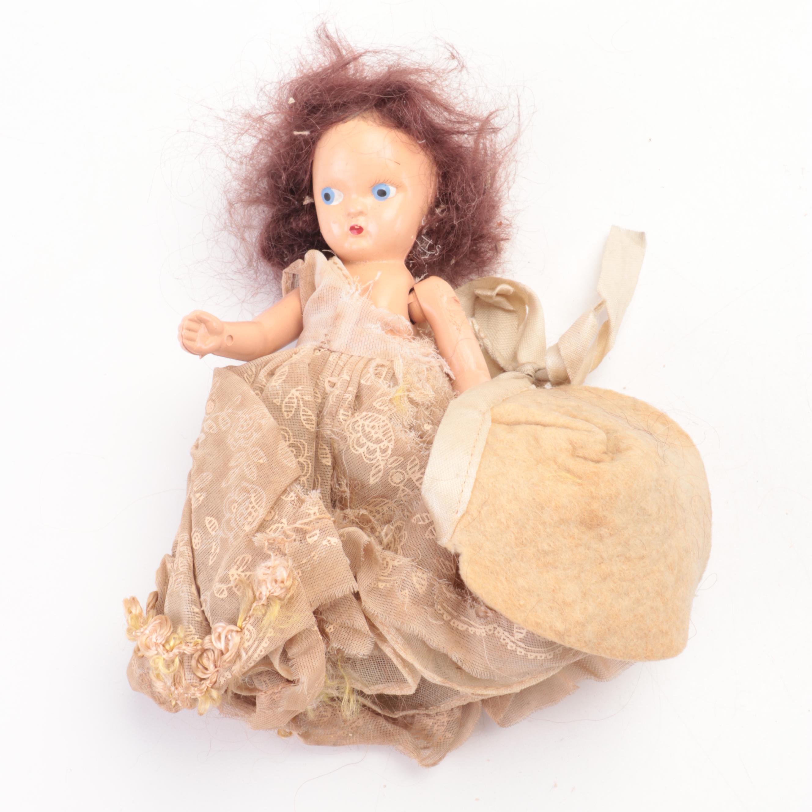 Nancy Ann, Virga with Other Jointed Dolls, Mid-20th Century