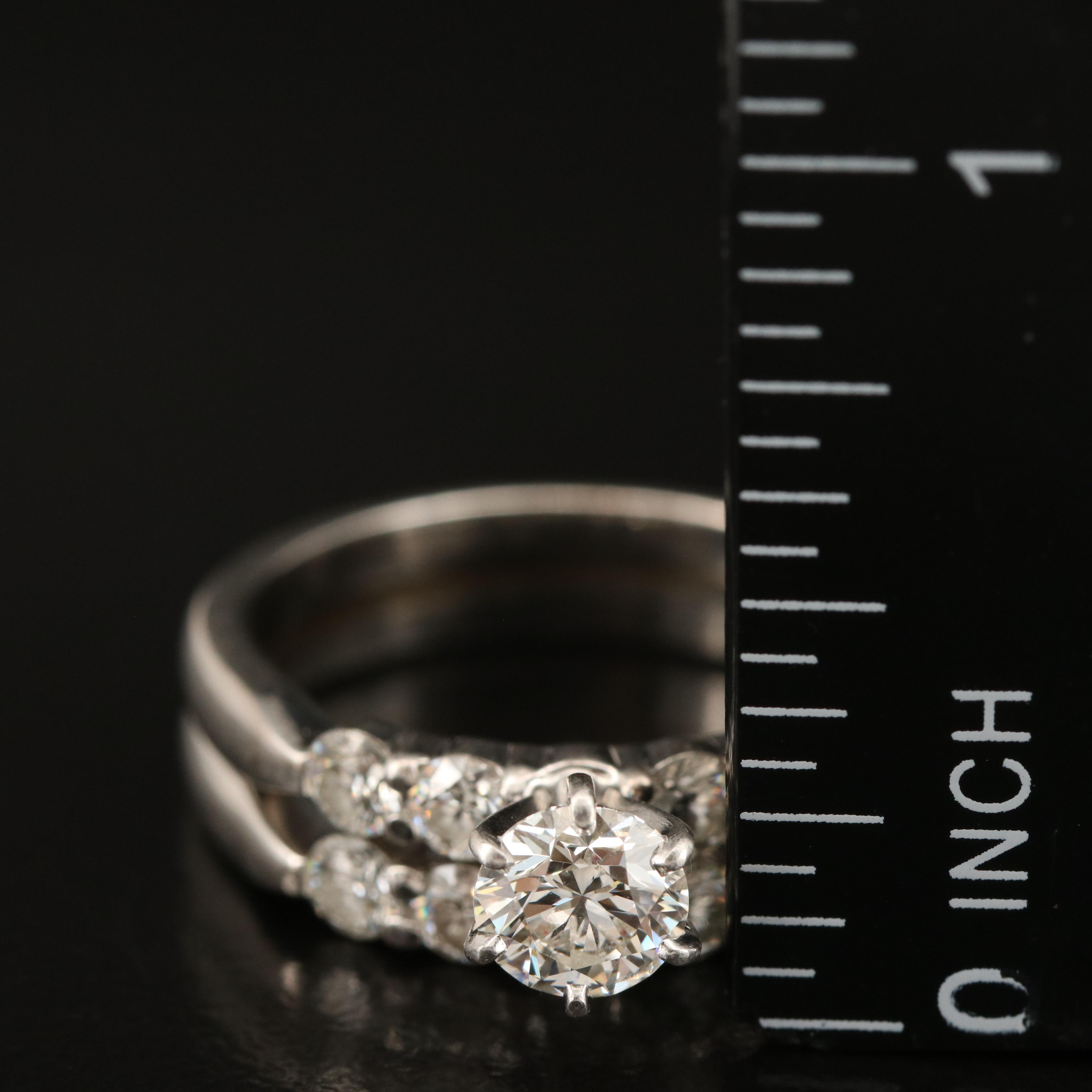 Hearts on Fire 18K 1.70 CTW Diamond Ring with Platinum Center