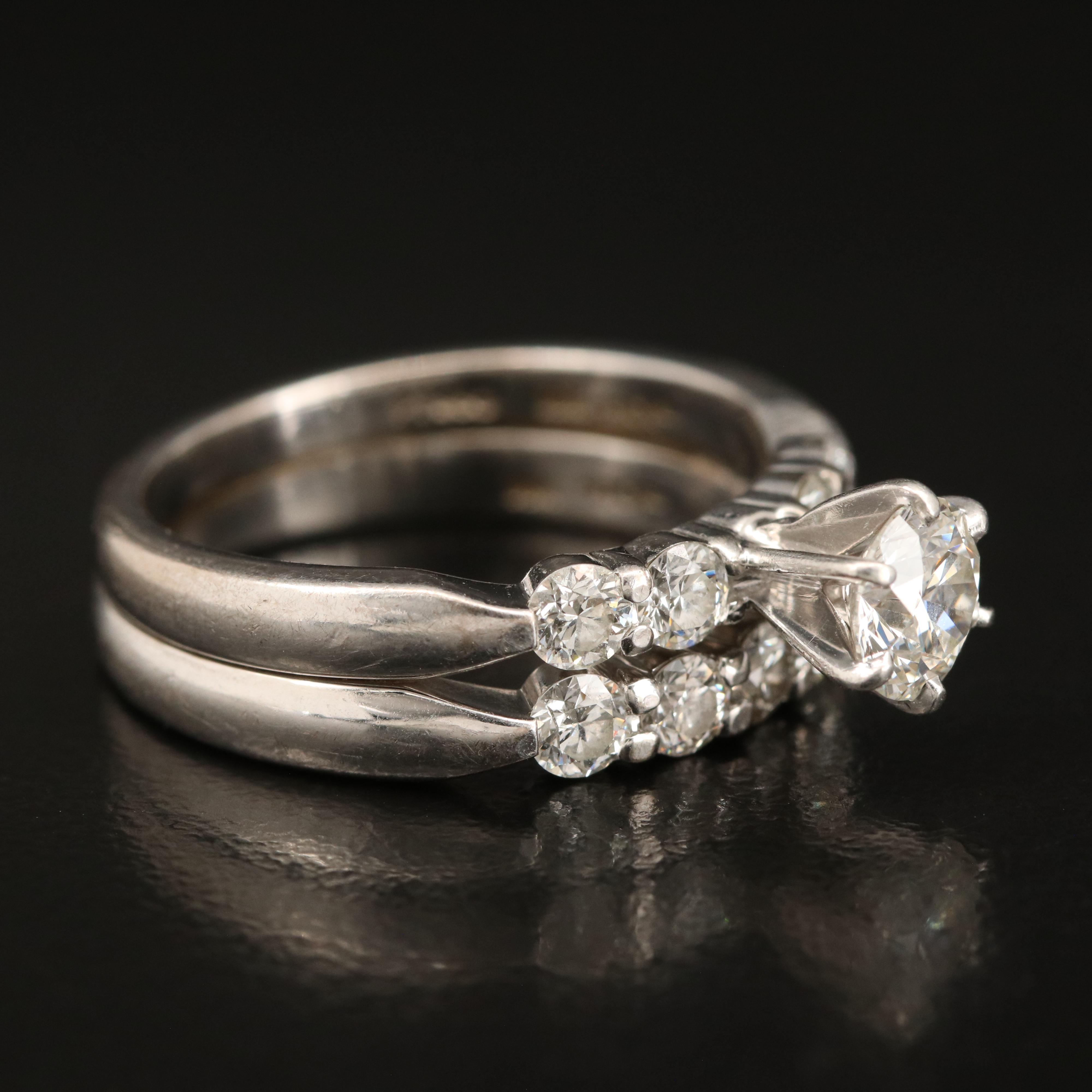 Hearts on Fire 18K 1.70 CTW Diamond Ring with Platinum Center