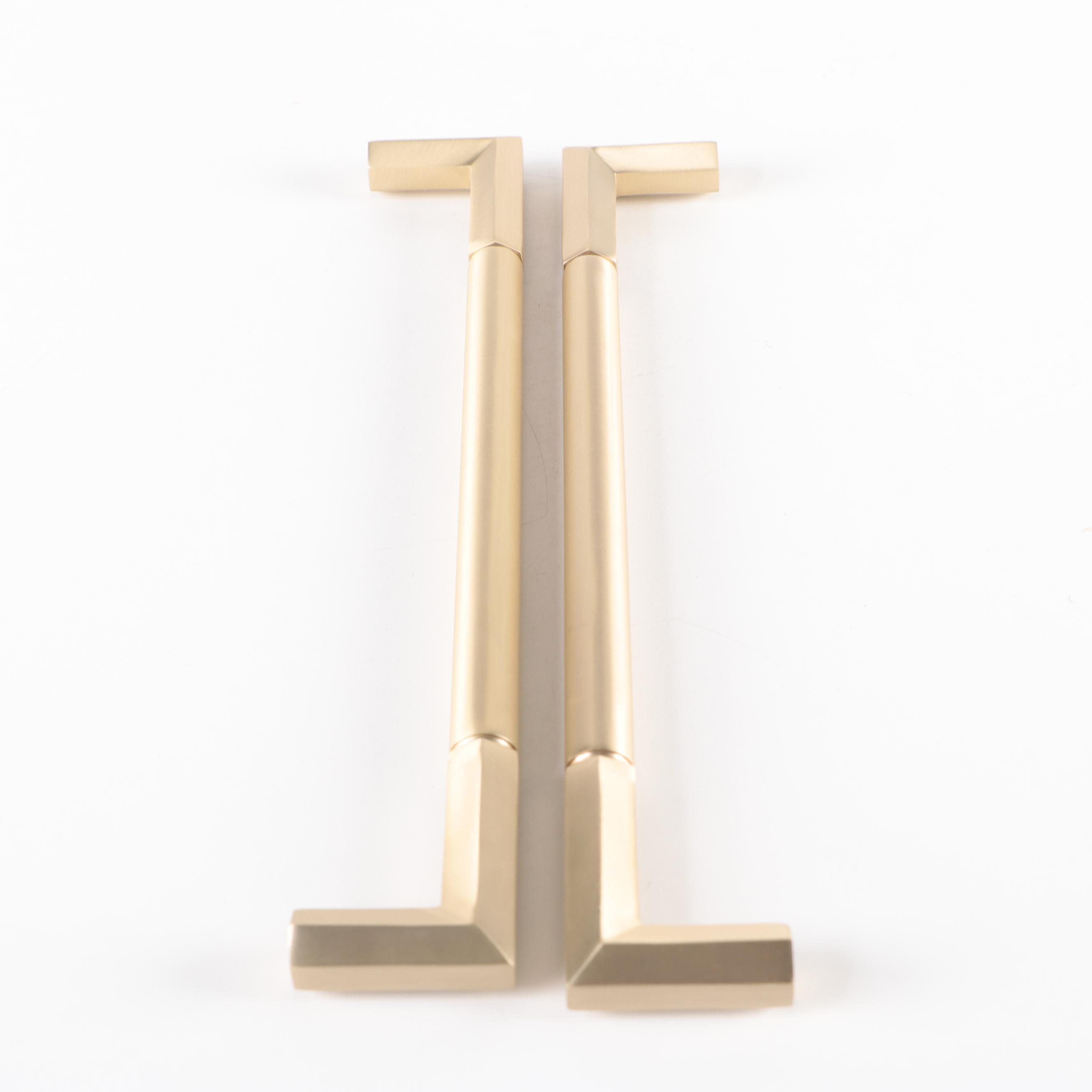 Pair of 12" Appliance Pulls in Satin Brass