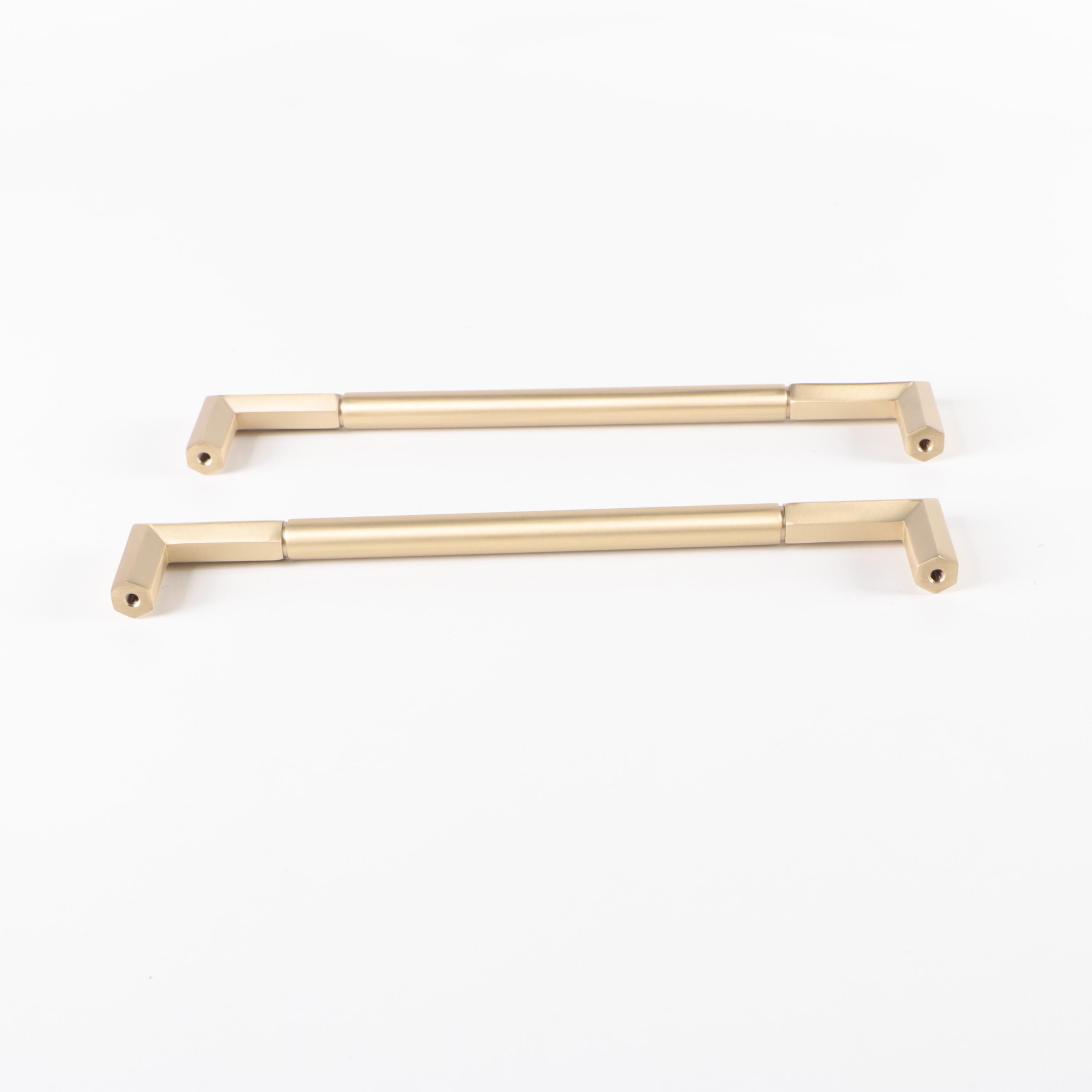 Pair of 12" Appliance Pulls in Satin Brass