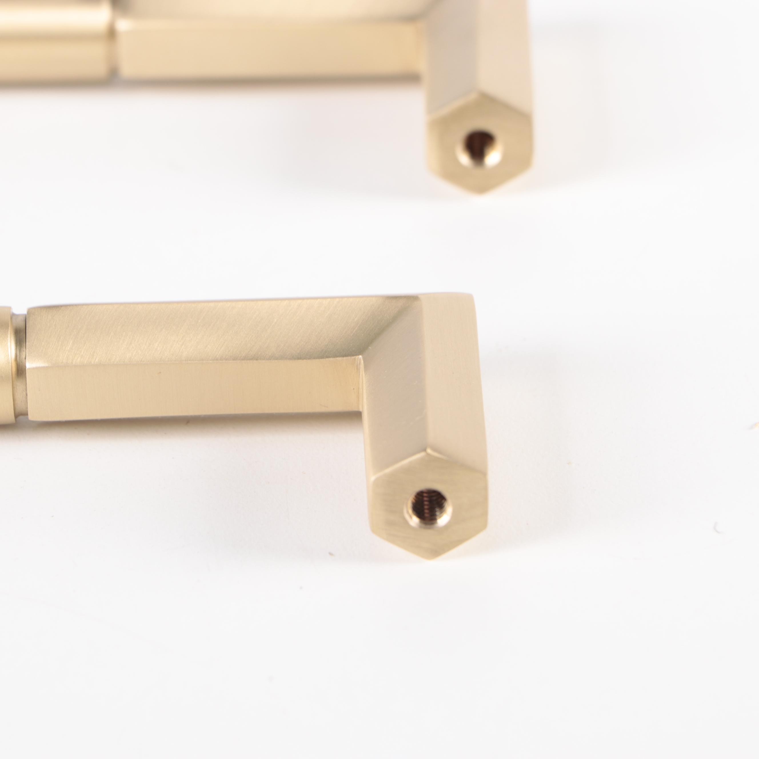Pair of 12" Appliance Pulls in Satin Brass
