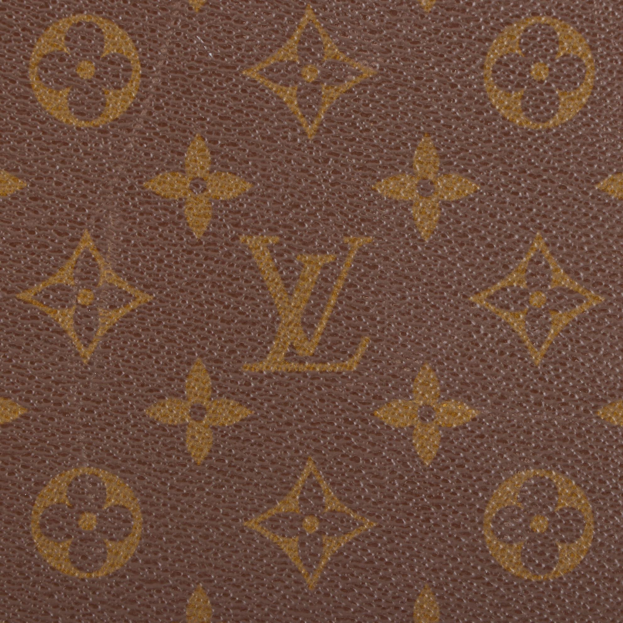 Louis Vuitton Alzer Suitcase in Monogram Canvas and Leather