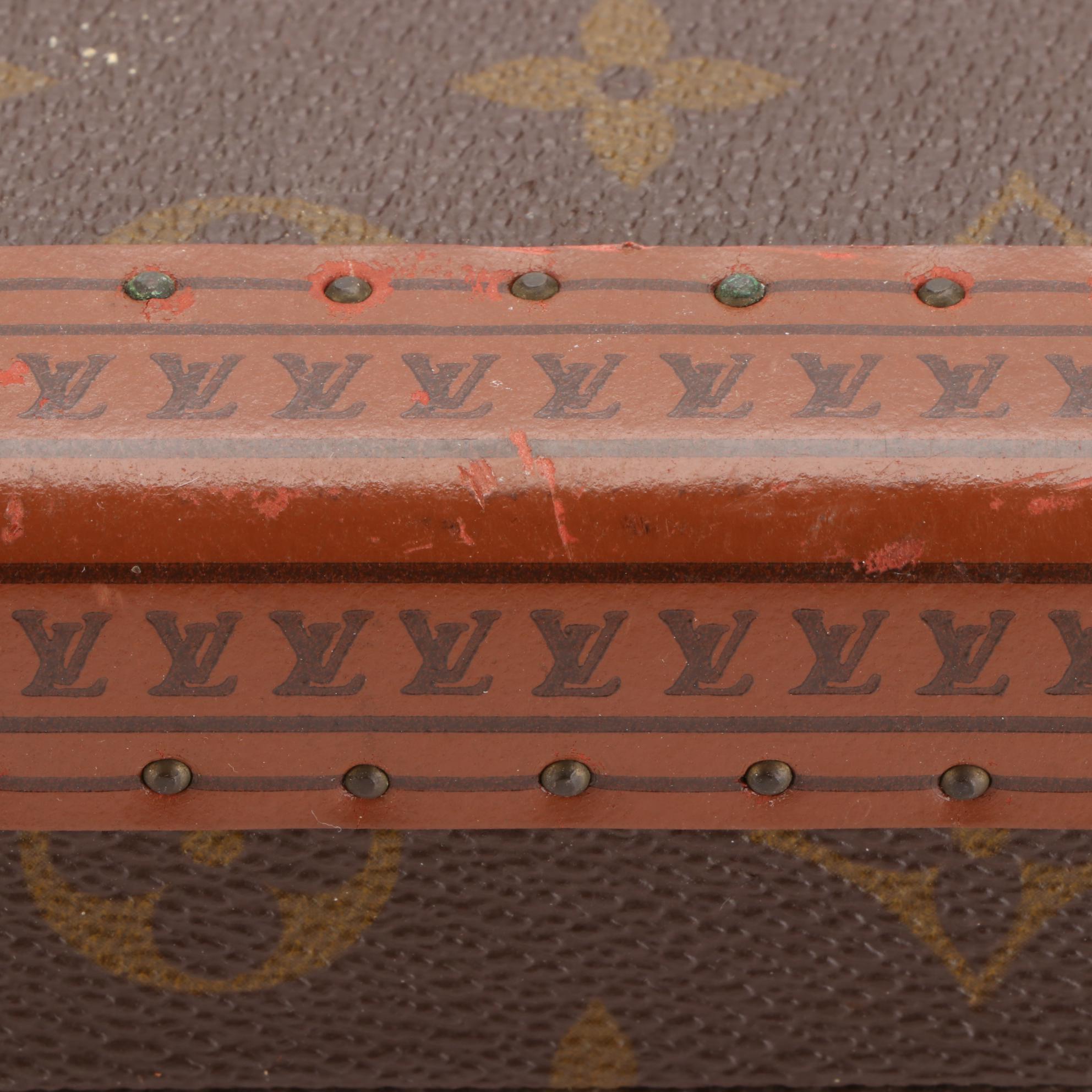 Louis Vuitton Alzer Suitcase in Monogram Canvas and Leather