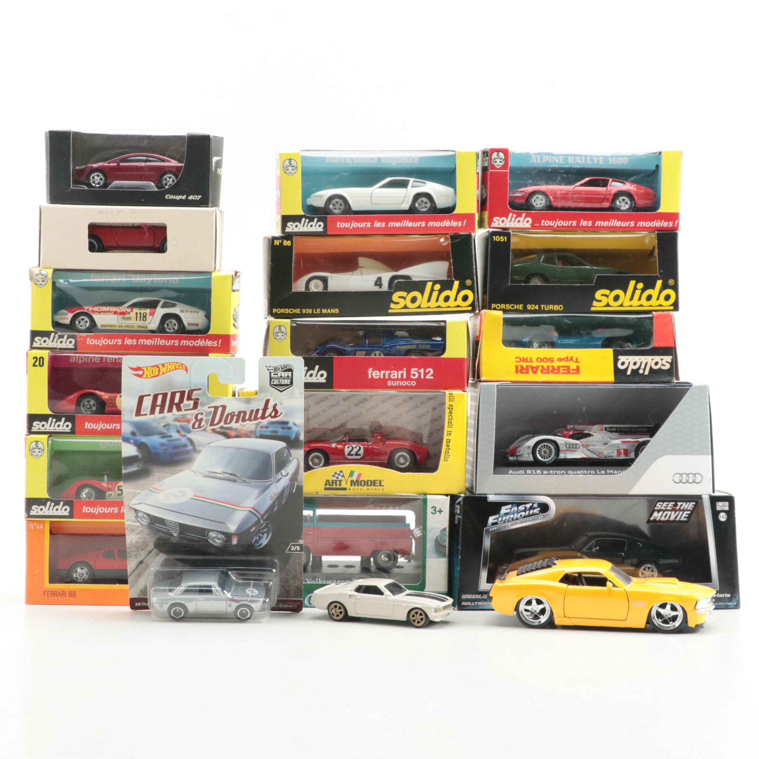 Solido, Hot Wheels, Jada and Other Diecast Toy Cars With Audi R18 e-tron Le Mans