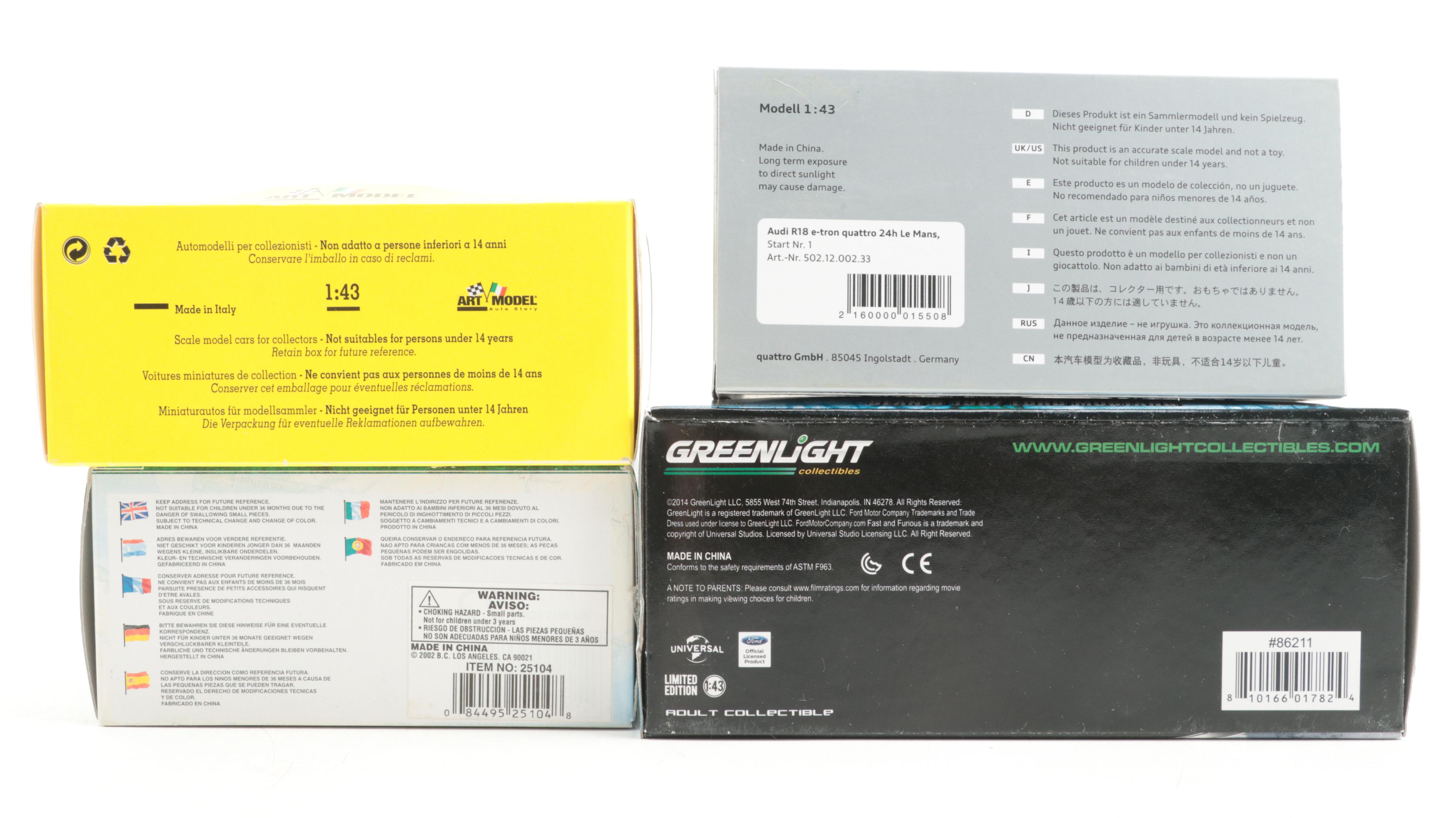 Solido, Hot Wheels, Jada and Other Diecast Toy Cars With Audi R18 e-tron Le Mans