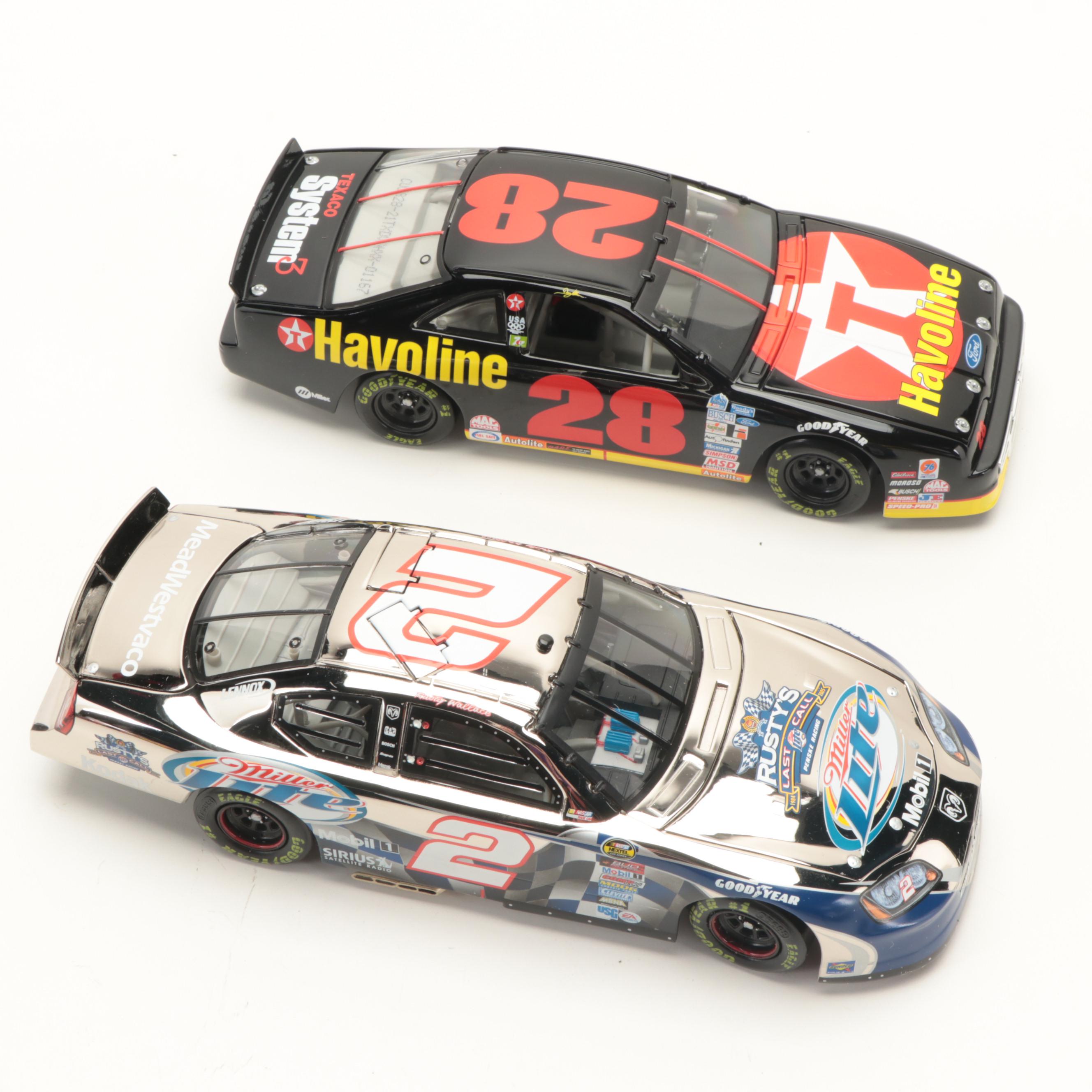 Action and Other Limited Edition Ford and Dodge NASCAR Diecast Stock Cars