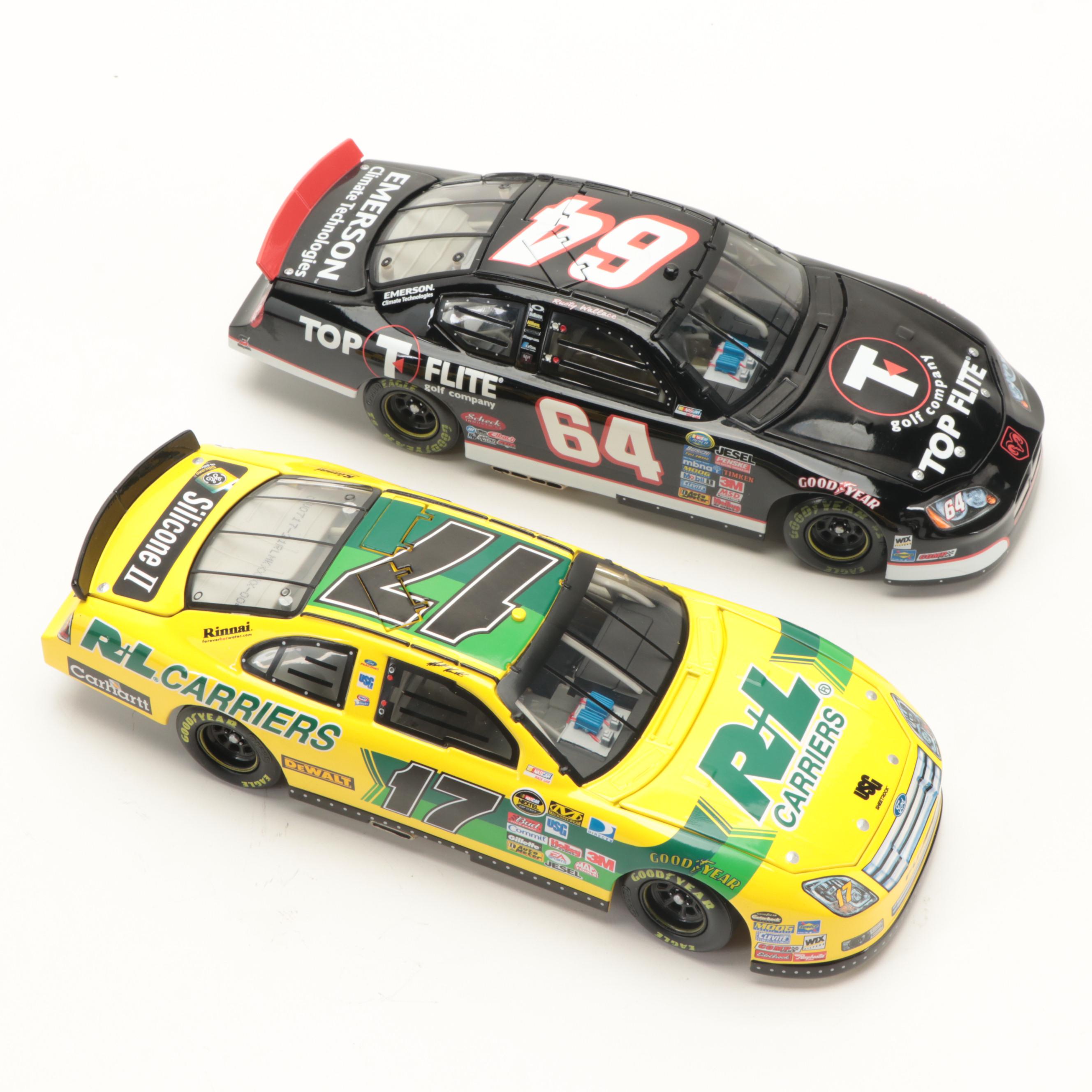 Action and Other Limited Edition Ford and Dodge NASCAR Diecast Stock Cars