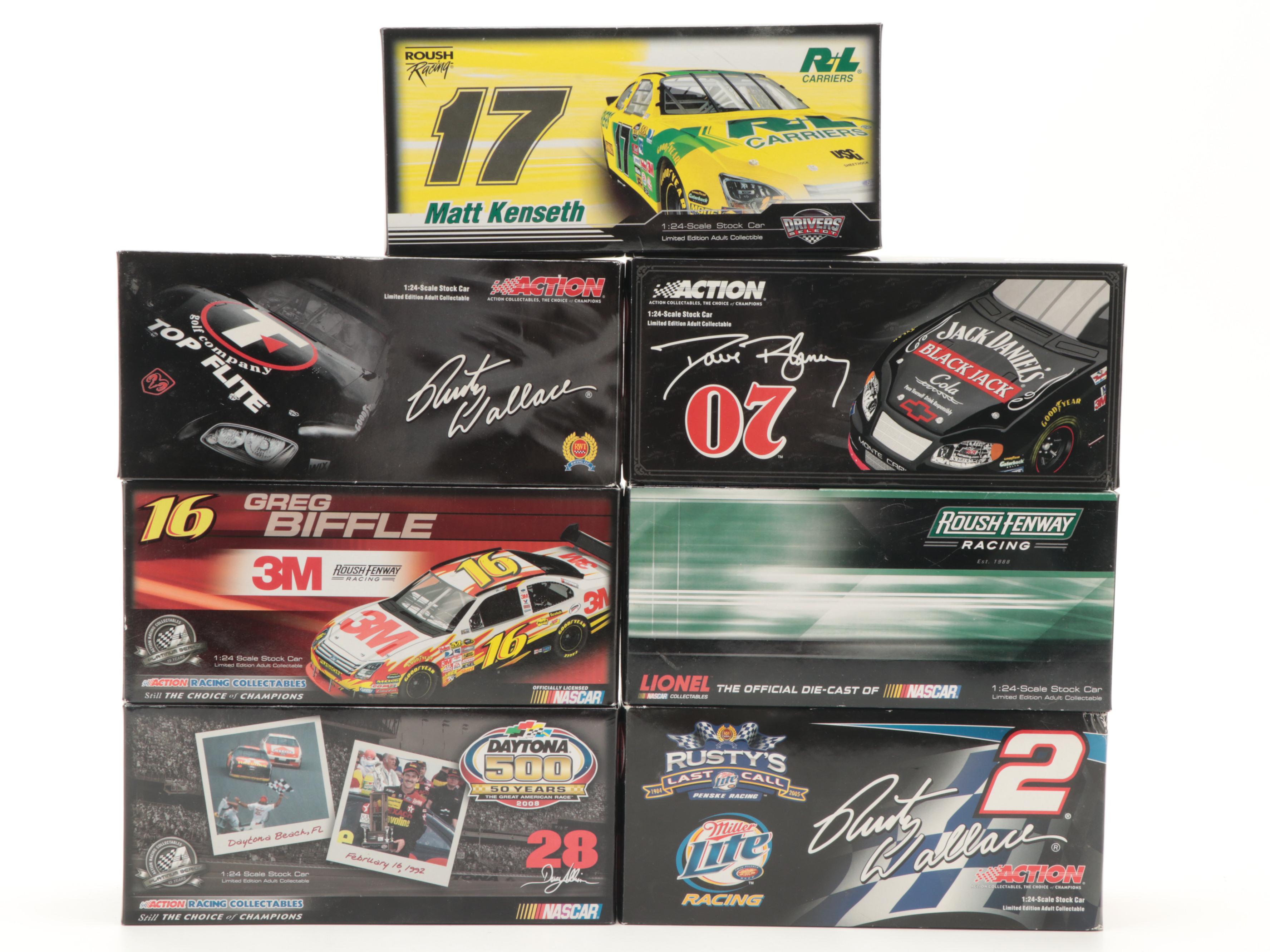 Action and Other Limited Edition Ford and Dodge NASCAR Diecast Stock Cars
