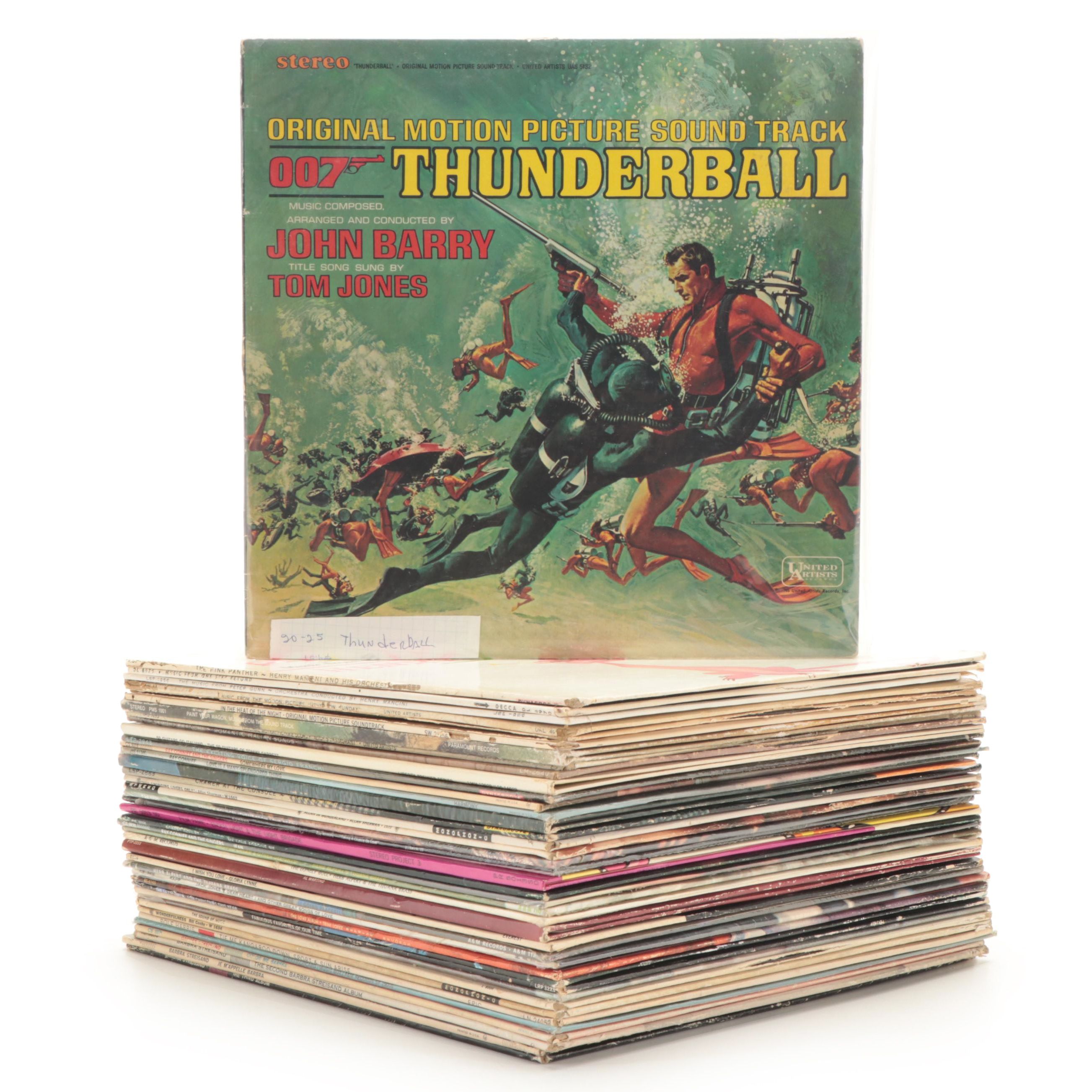 Thunderball 007 Soundtrack, Ray Conniff, Barbra Streisand and More Records
