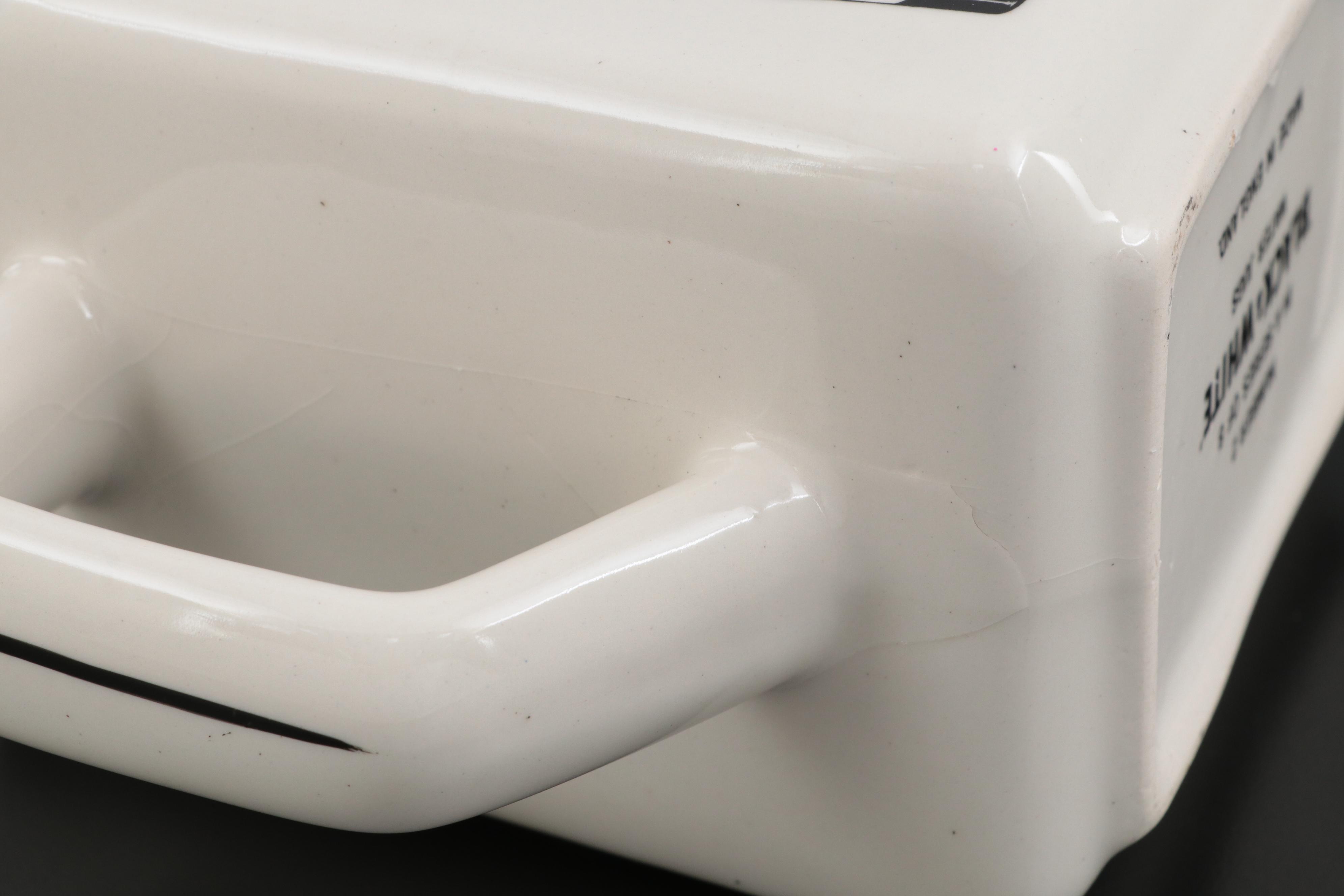 James Buchanan & Co. Black & White Whisky Ceramic Water Jug and Ashtray