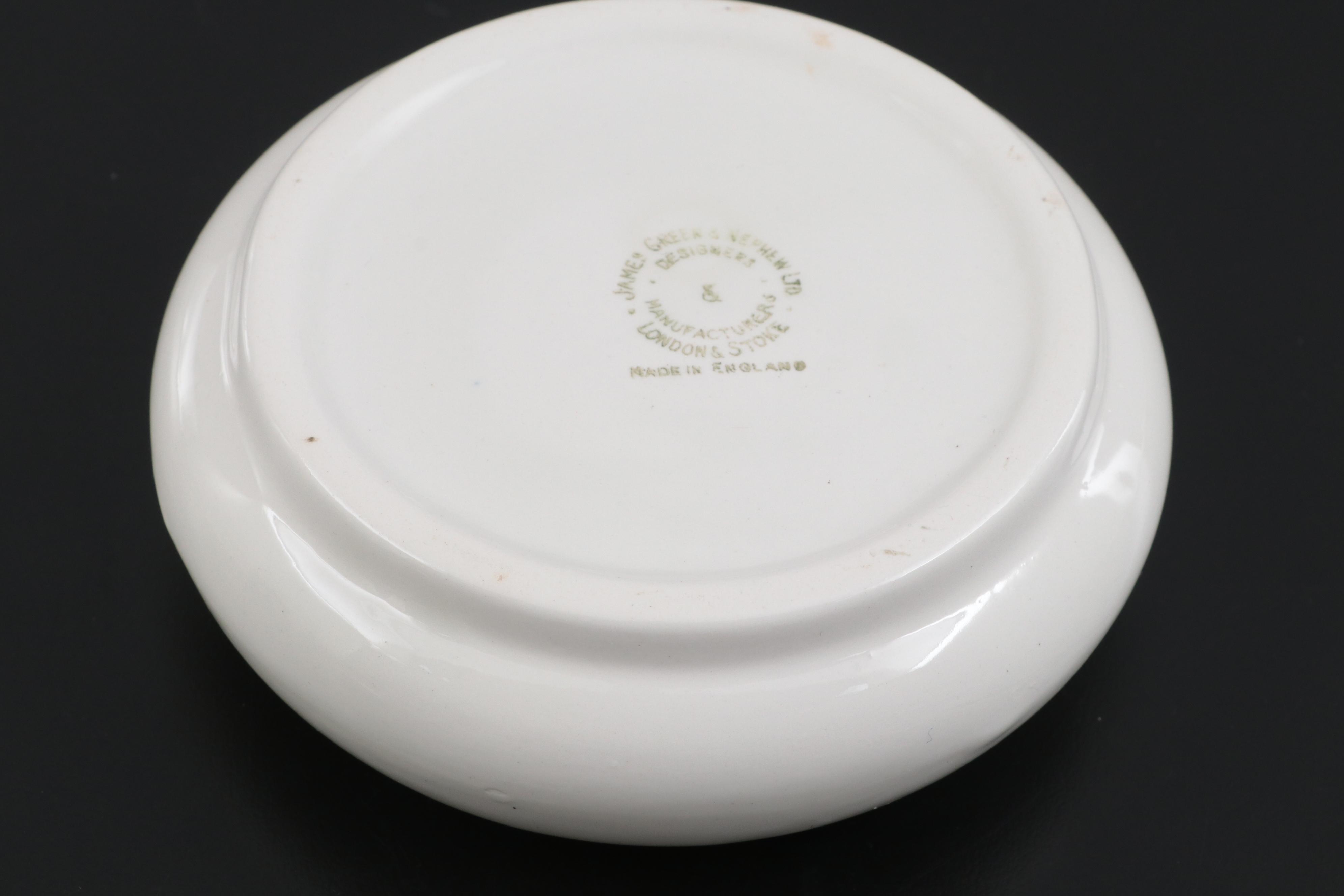 James Buchanan & Co. Black & White Whisky Ceramic Water Jug and Ashtray