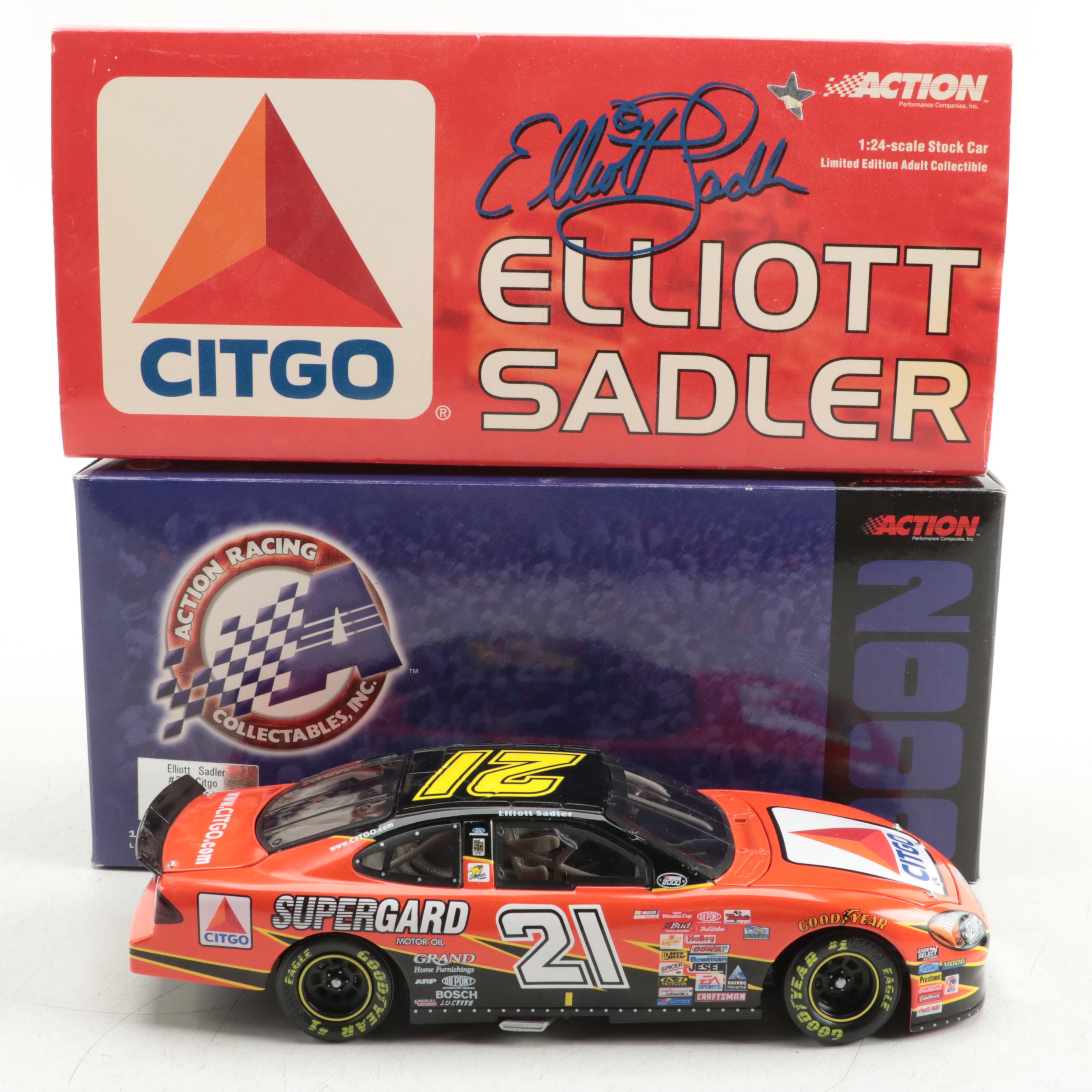 Action, Racing Champions, and Hasbro NASCAR Diecast Racing Cars and Bank