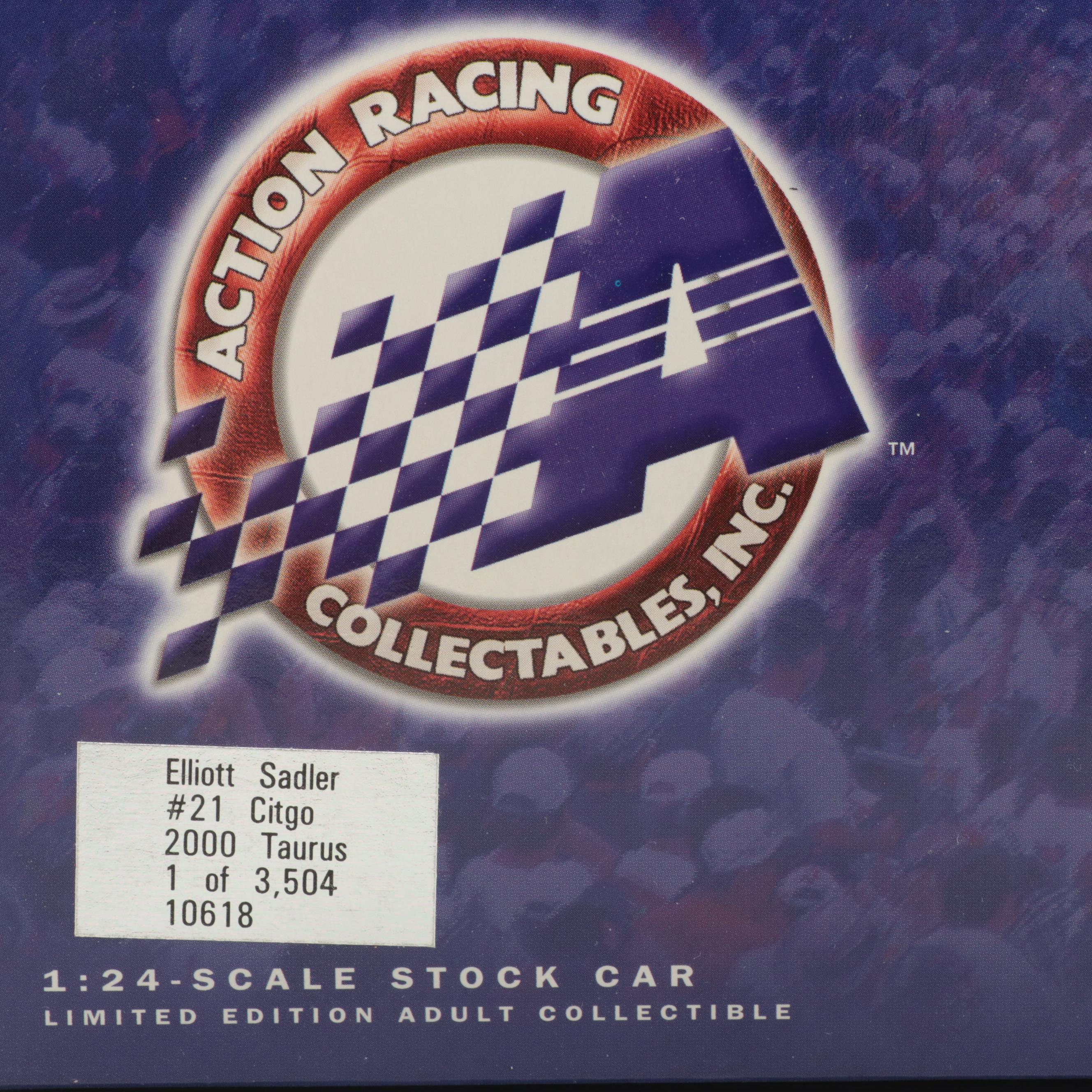 Action, Racing Champions, and Hasbro NASCAR Diecast Racing Cars and Bank