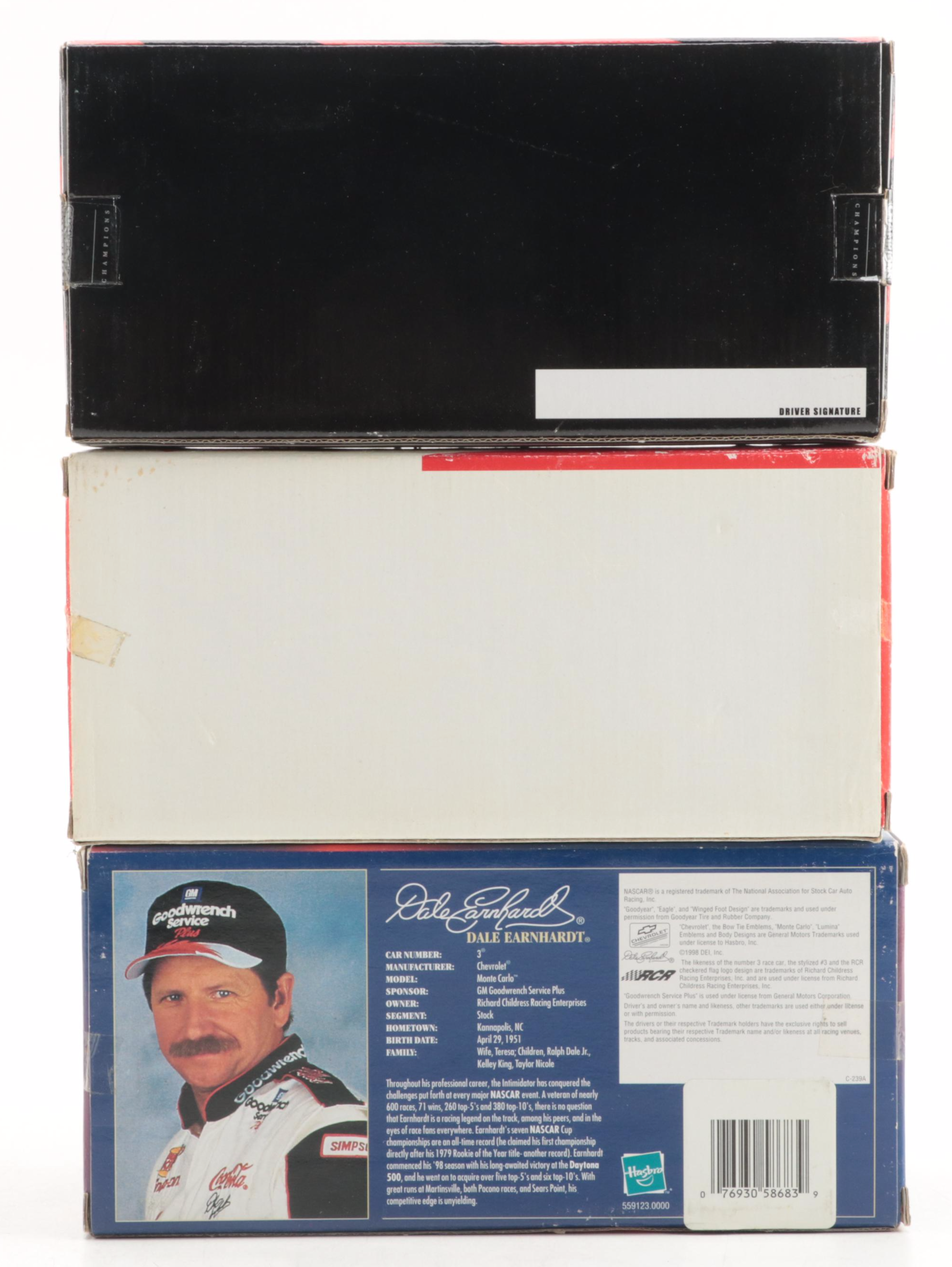 Action, Racing Champions, and Hasbro NASCAR Diecast Racing Cars and Bank