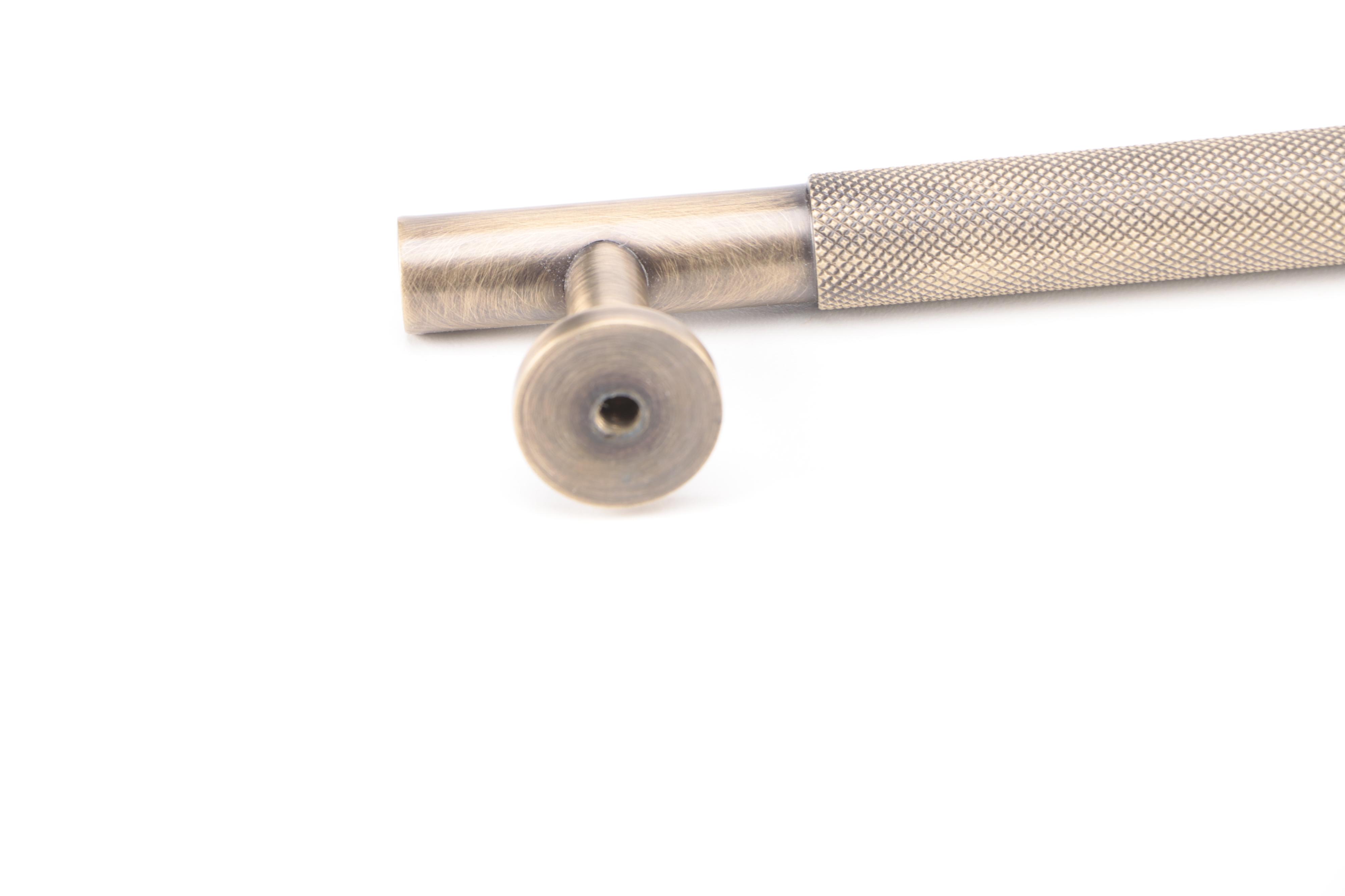 Antiqued Brass Finish Appliance Pulls