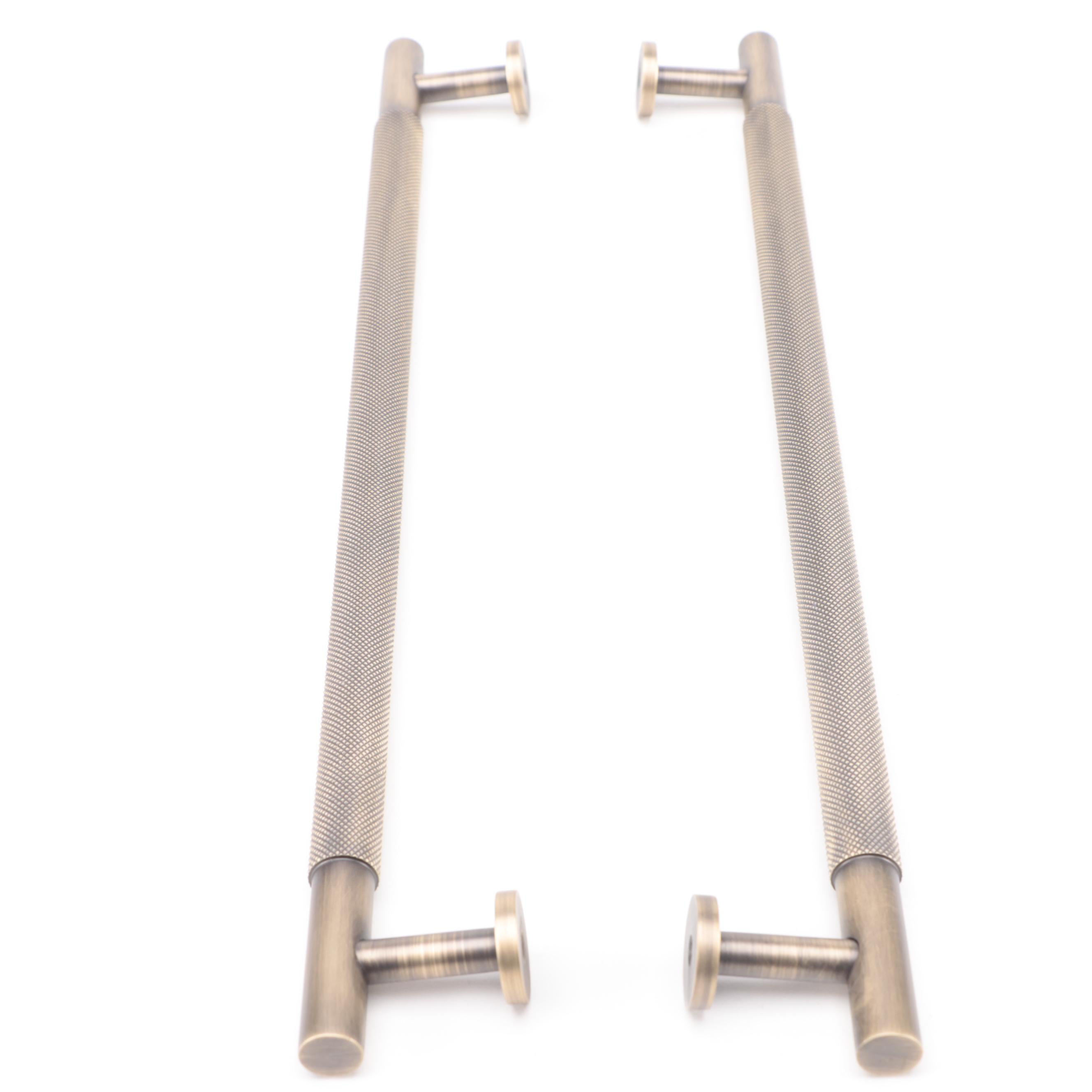 Antiqued Brass Finish Appliance Pulls