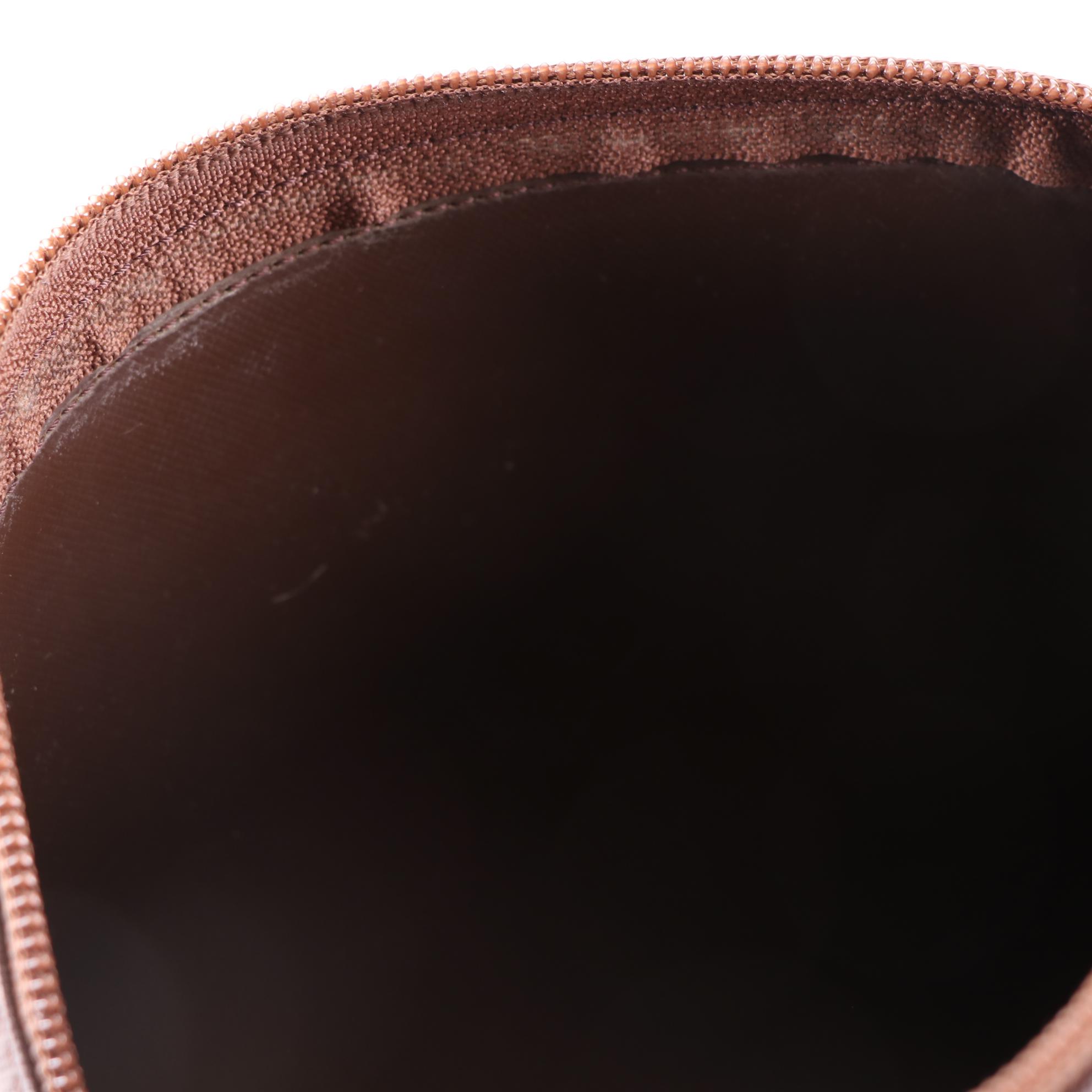 Burberry Check and Leather Pouch