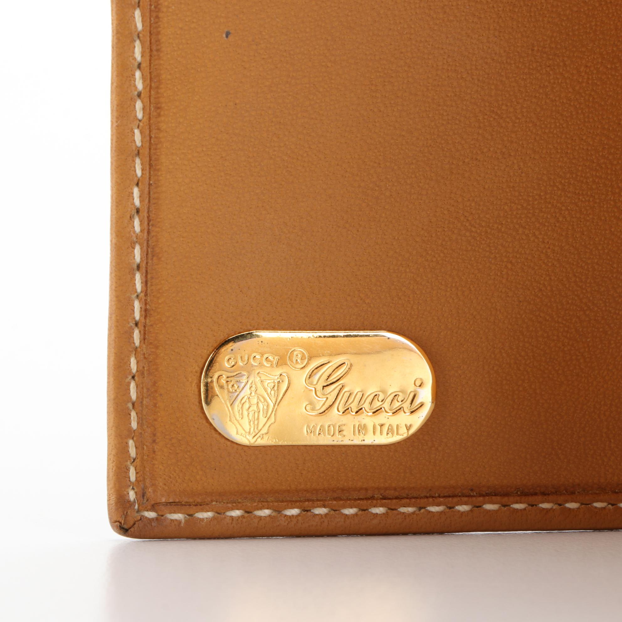 Gucci Micro GG Supreme Canvas and Leather Wallet