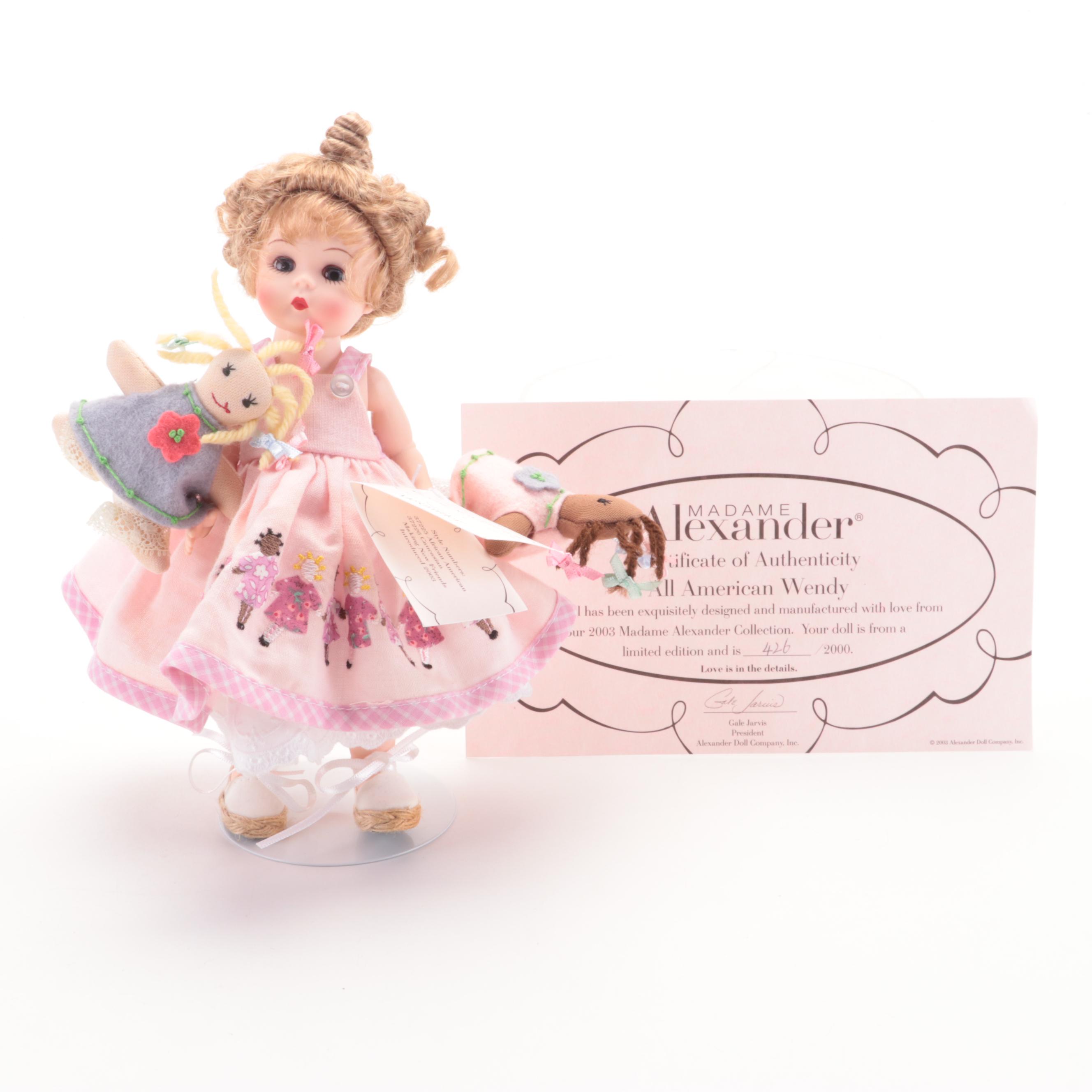 Madame Alexander "Little Old Lady", "Fabulous Bloom" and Other Dolls