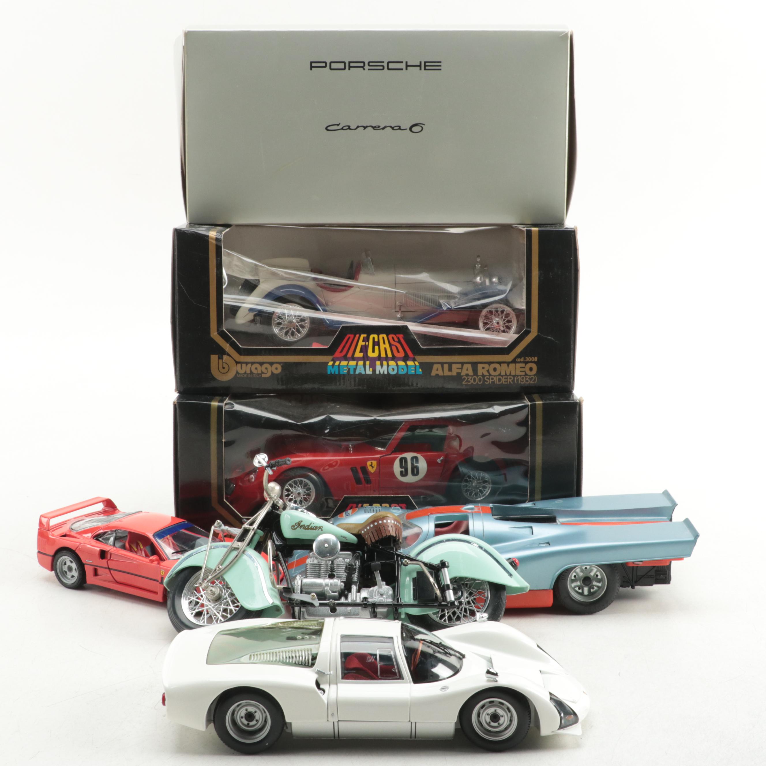 Bburago, Franklin Mint, Minichamps and Schuco Toy Cars and Motorcycle