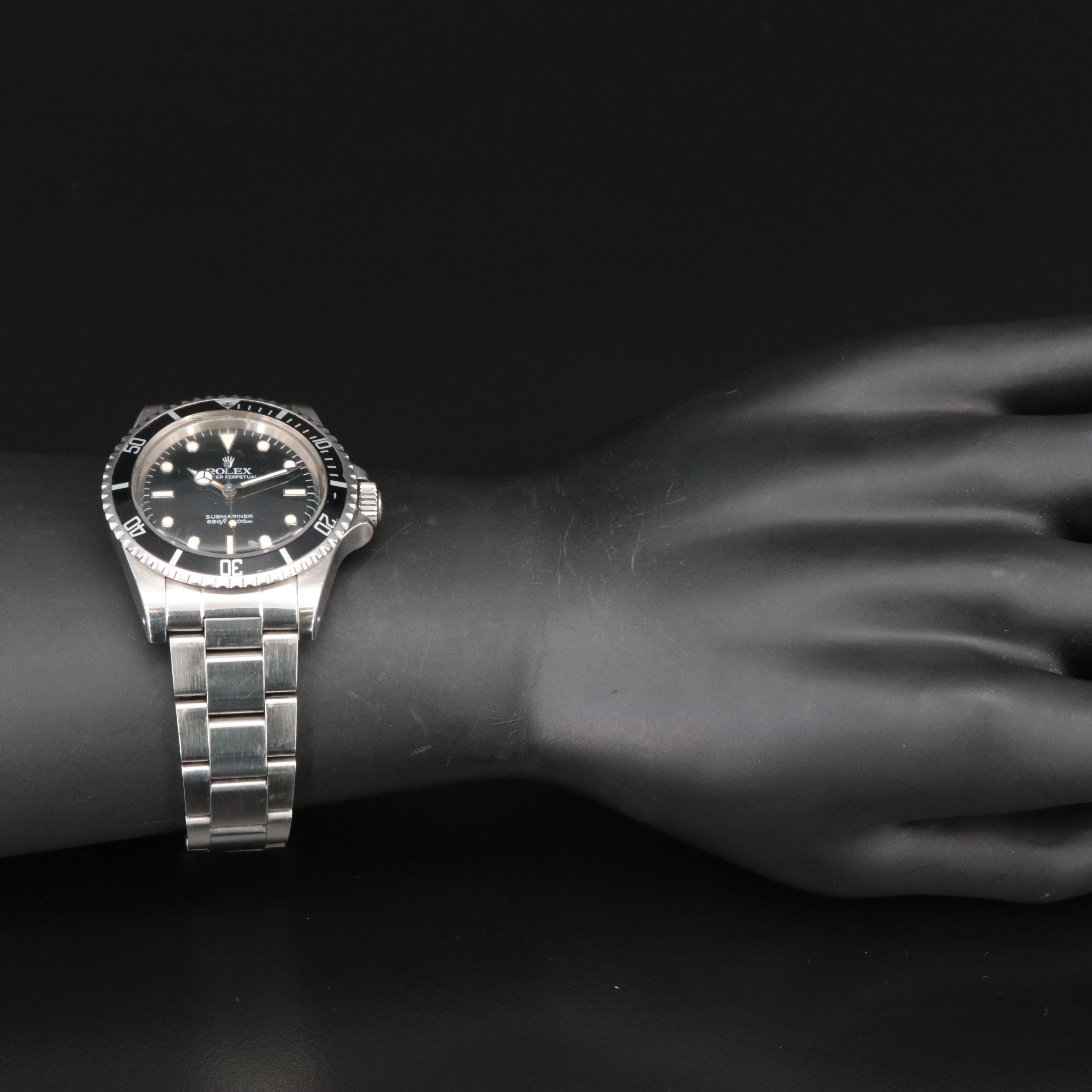 1984 Rolex Submariner Reference #5513 Stainless Steel Watch