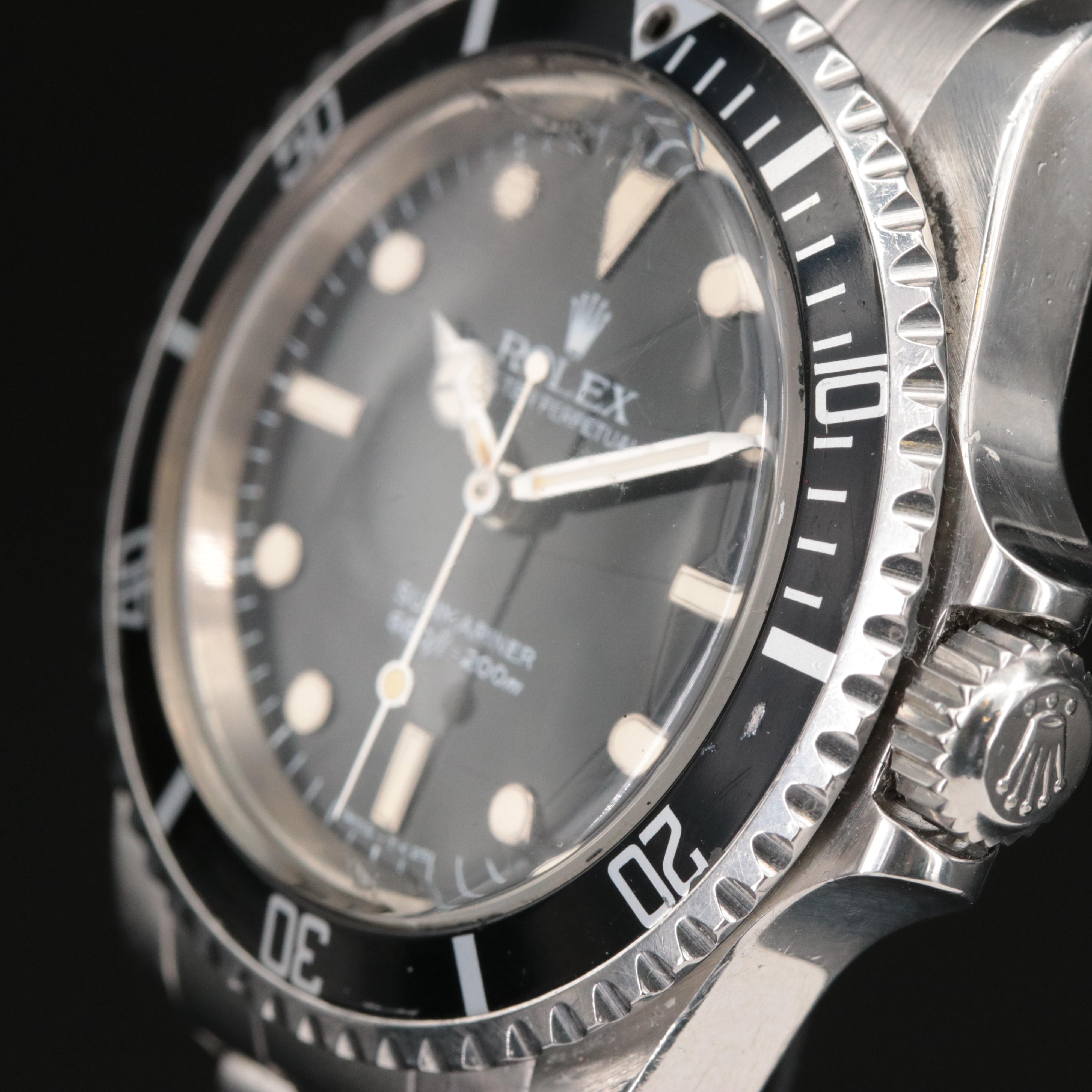 1984 Rolex Submariner Reference #5513 Stainless Steel Watch