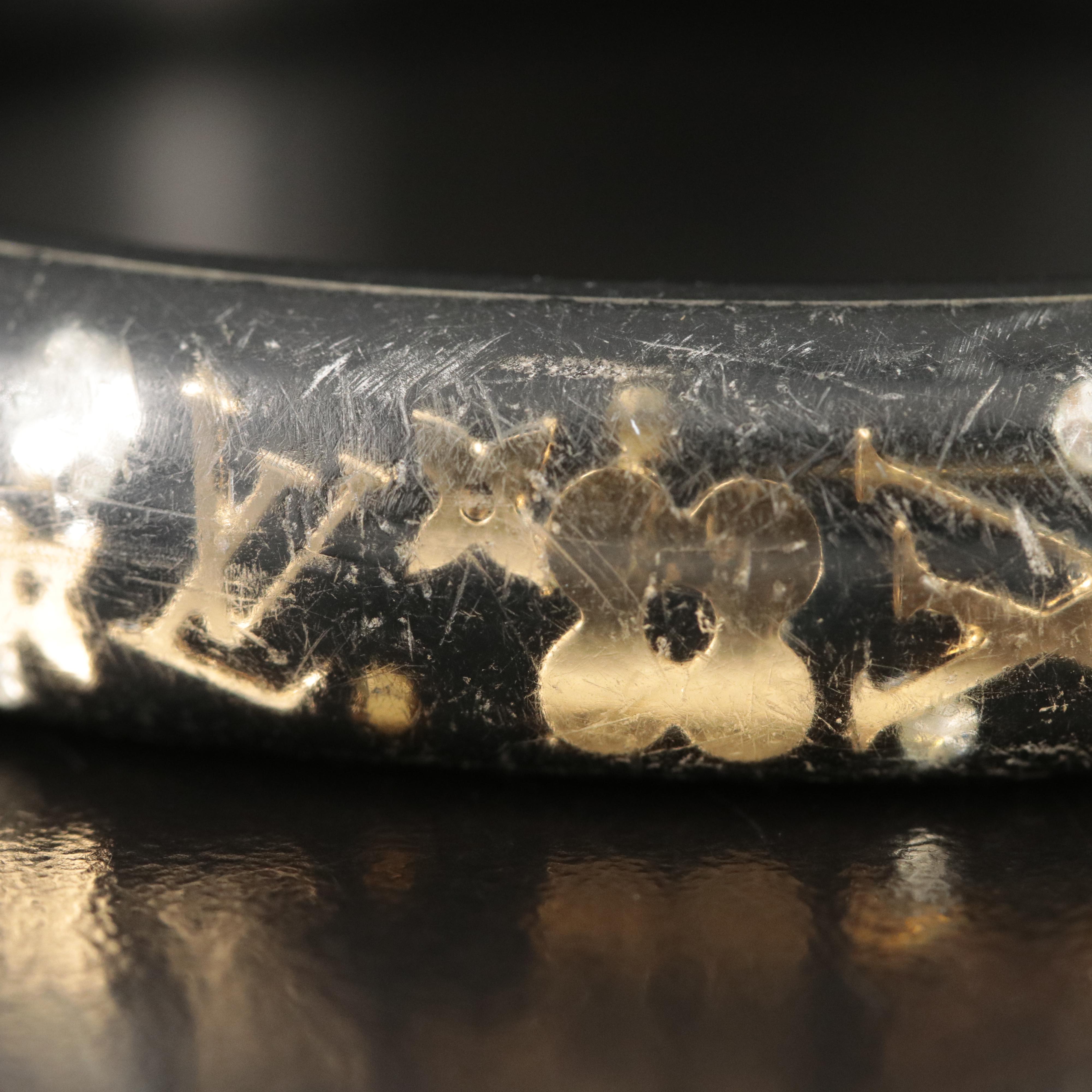 Louis Vuitton Narrow Inclusion Bangle with Rhinestones
