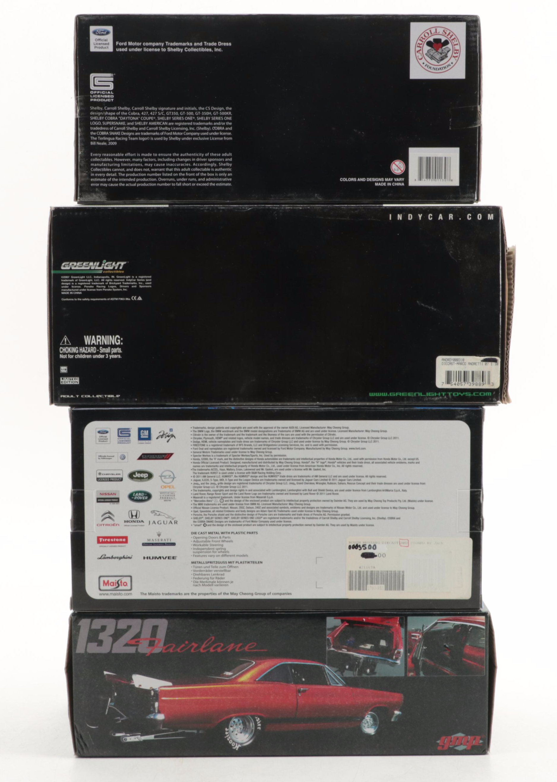 Greenlight, Shelby Collectibles with Other 1:18 Scale Diecast Cars
