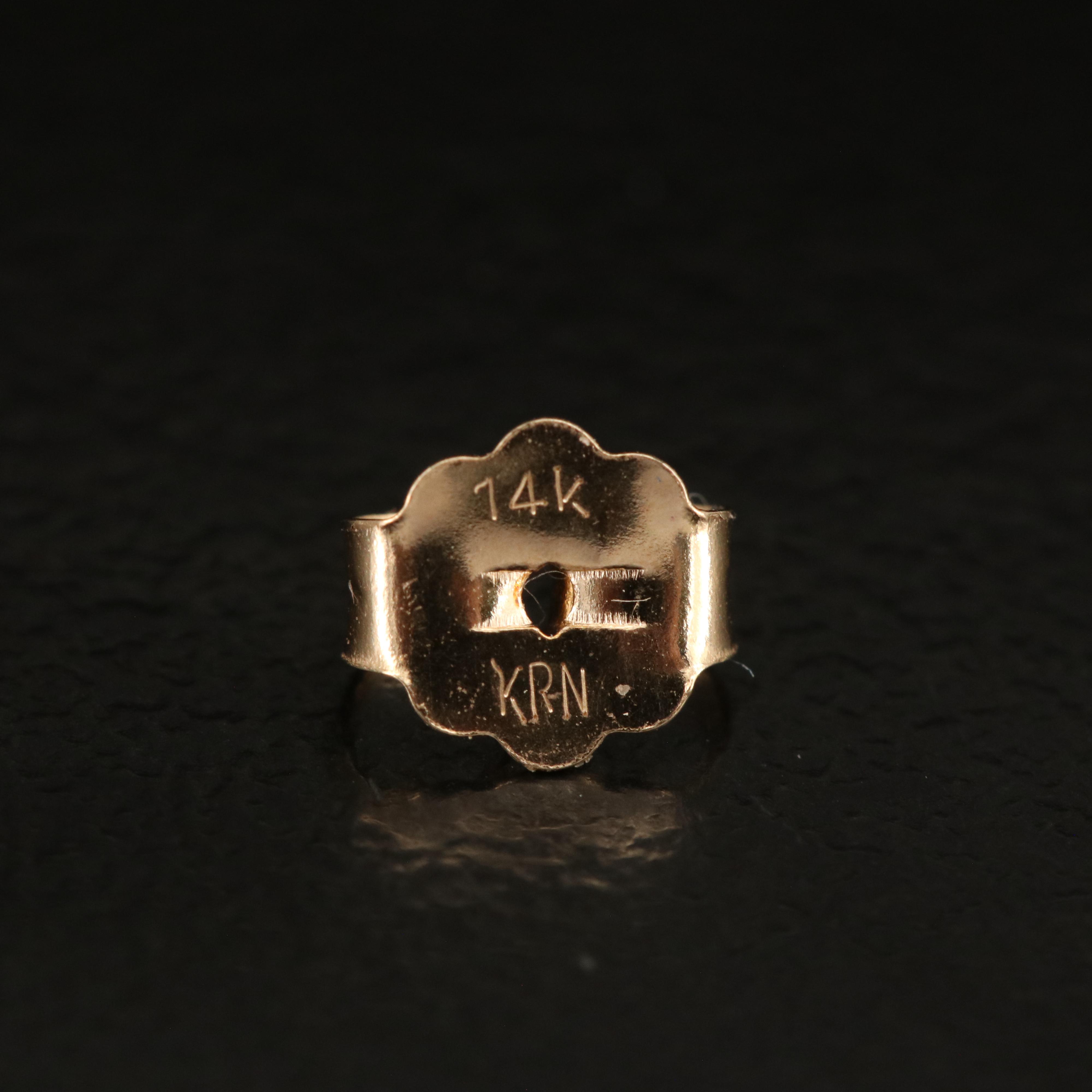 14K 1.00 CTW Diamond Stud Earrings