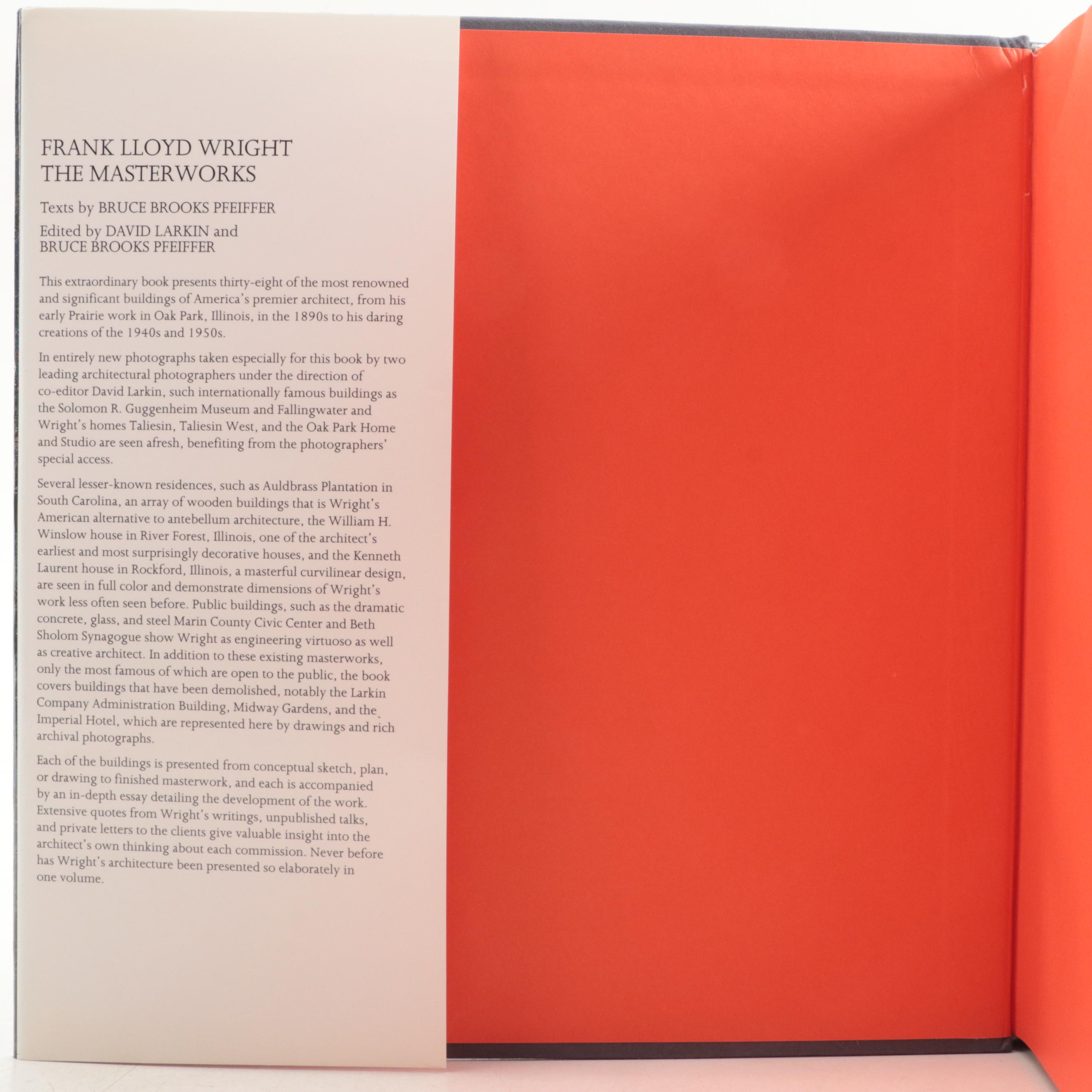 "Frank Lloyd Wright: Architect" and "Frank Lloyd Wright: The Masterworks"