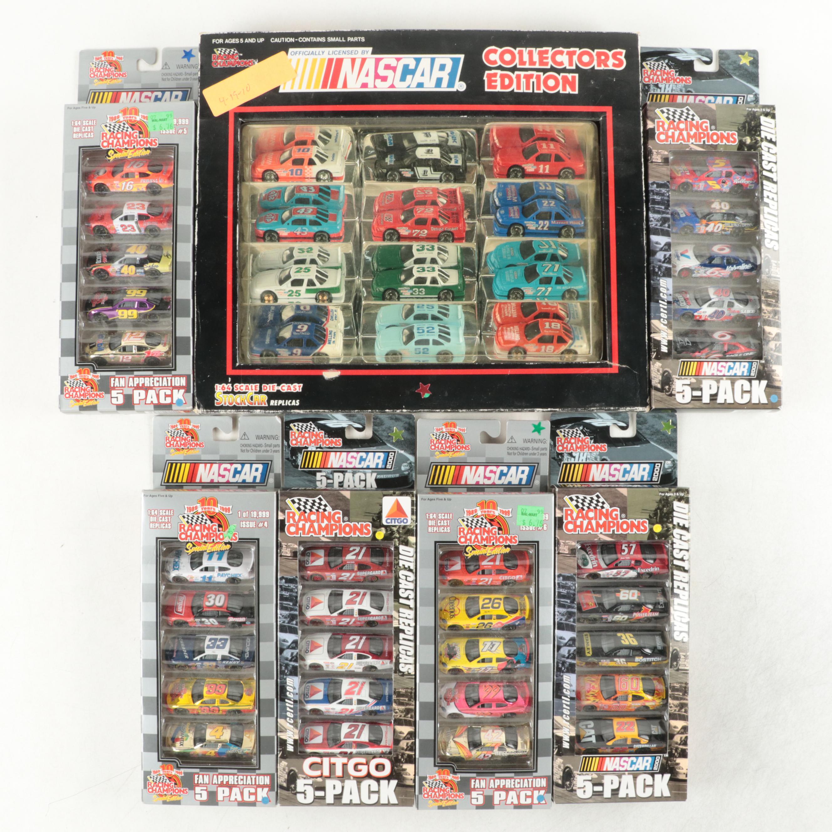 Racing Champions NASCAR 1:64 Scale Diecast Stock Cars