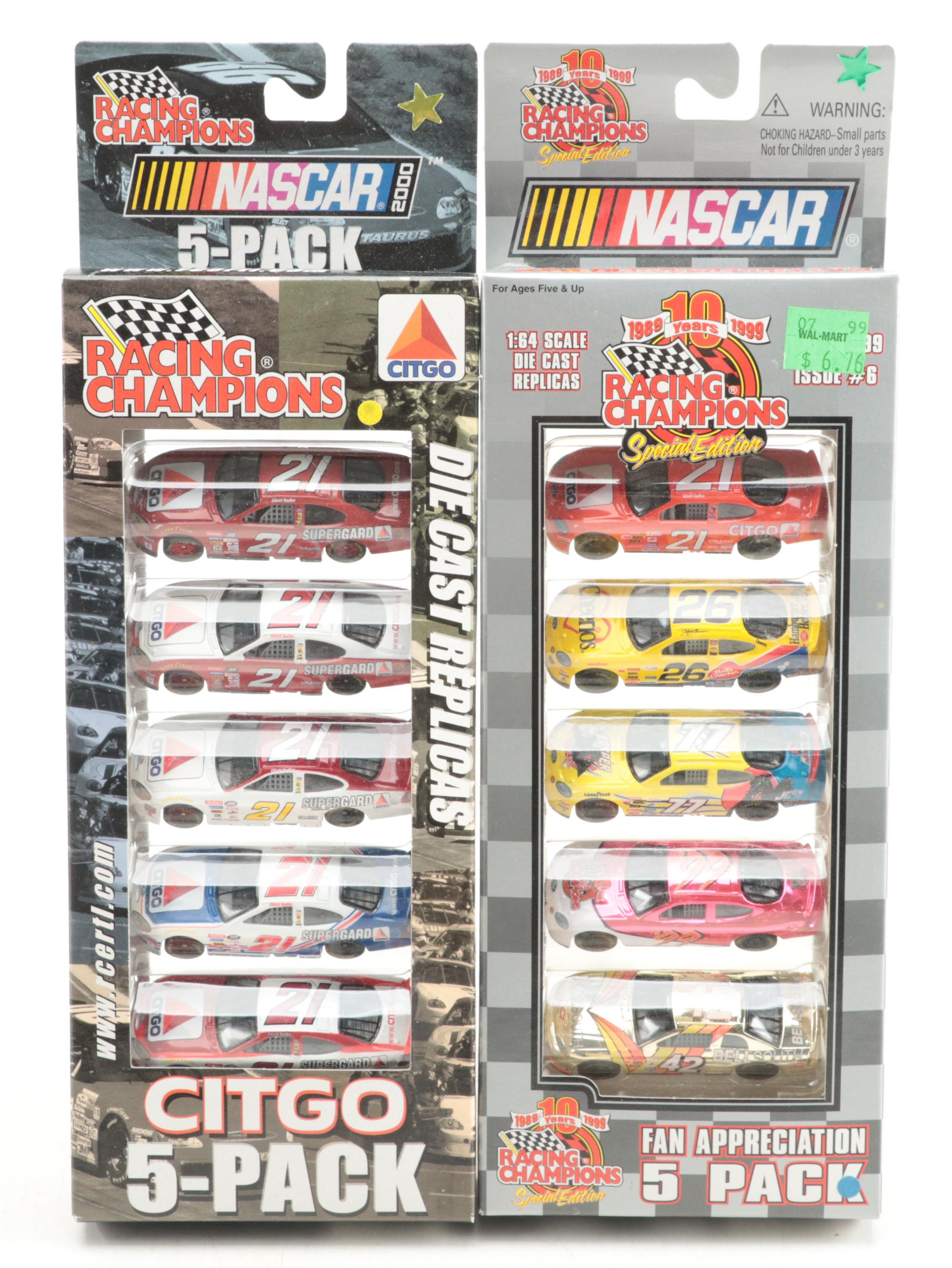Racing Champions NASCAR 1:64 Scale Diecast Stock Cars